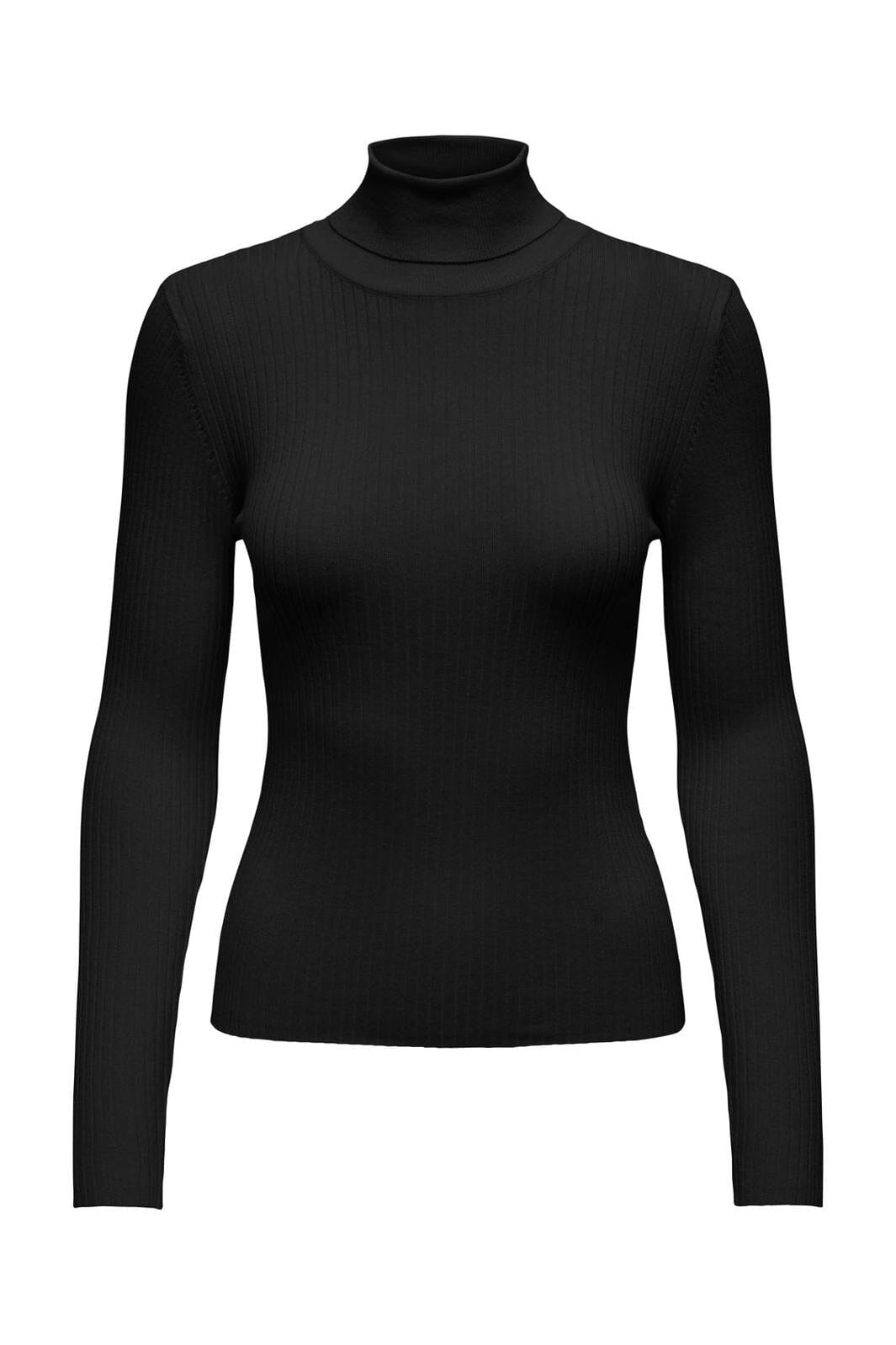 JDY - JDYplum L/S Roll Neck Pullover Knt - 4609030 Black