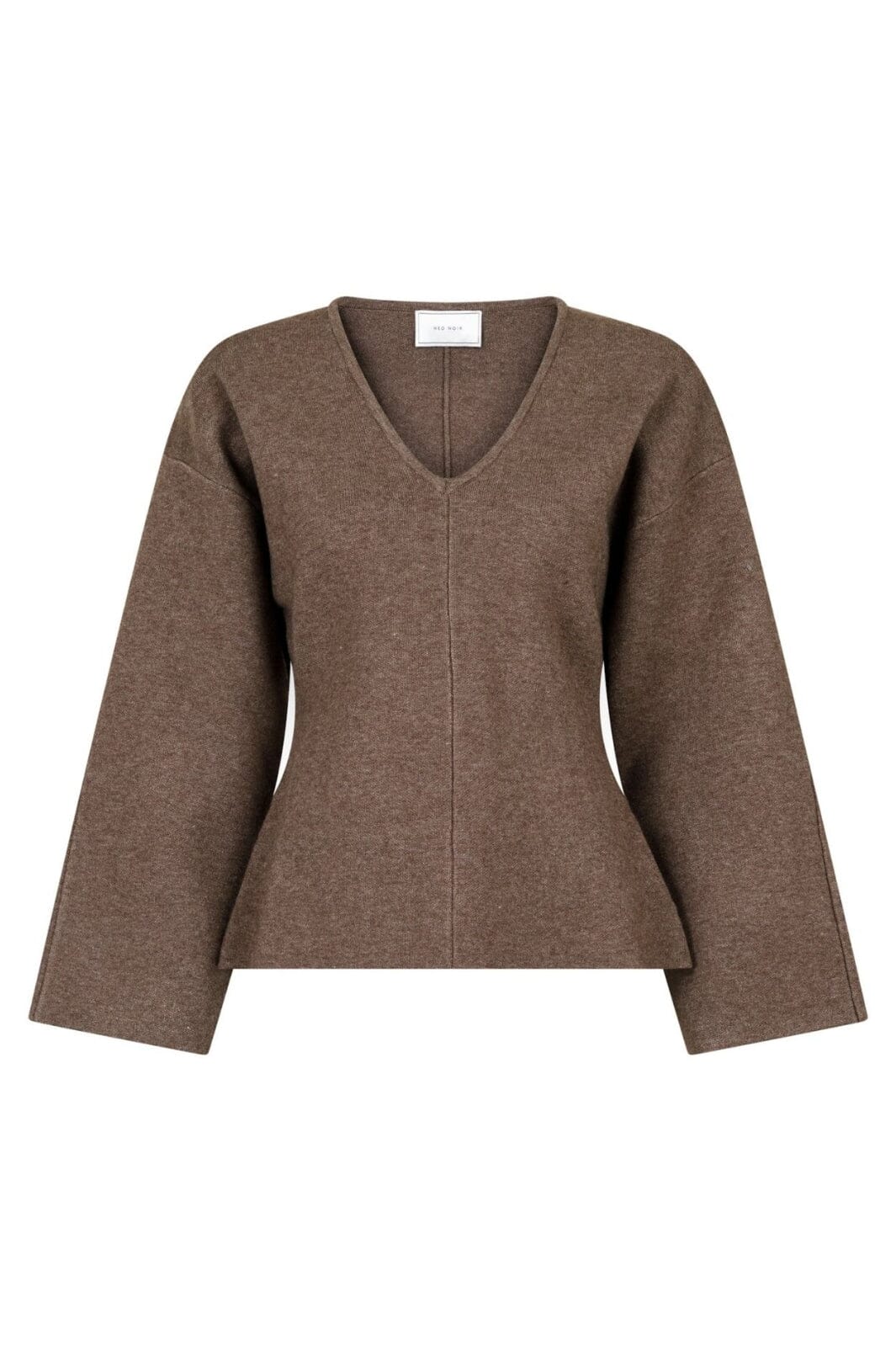 neo-noir-linda-knit-blouse-mocca_1.jpg Neo Noir - Linda Knit Blouse - Mocca