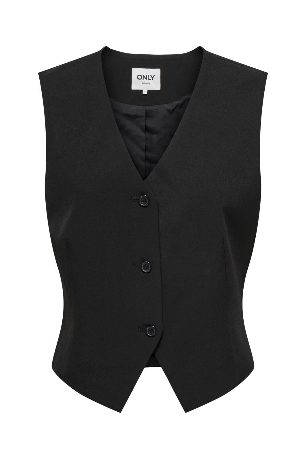 Only - Onlkayle-Orleen Life Waistcoat Tlr - 4564735 Black Online salg
