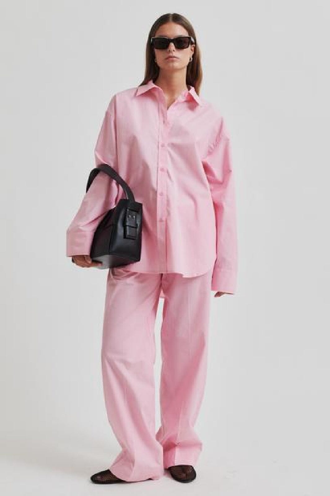 Second Female - Lucine Trousers 59332 - 9404 Pink Cosmos Rabat