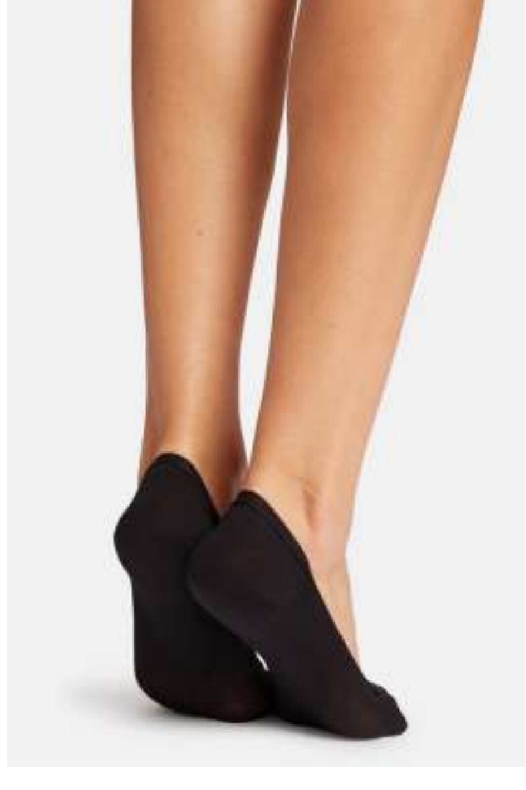 Wolford - Cotton Footsies Socks - Black