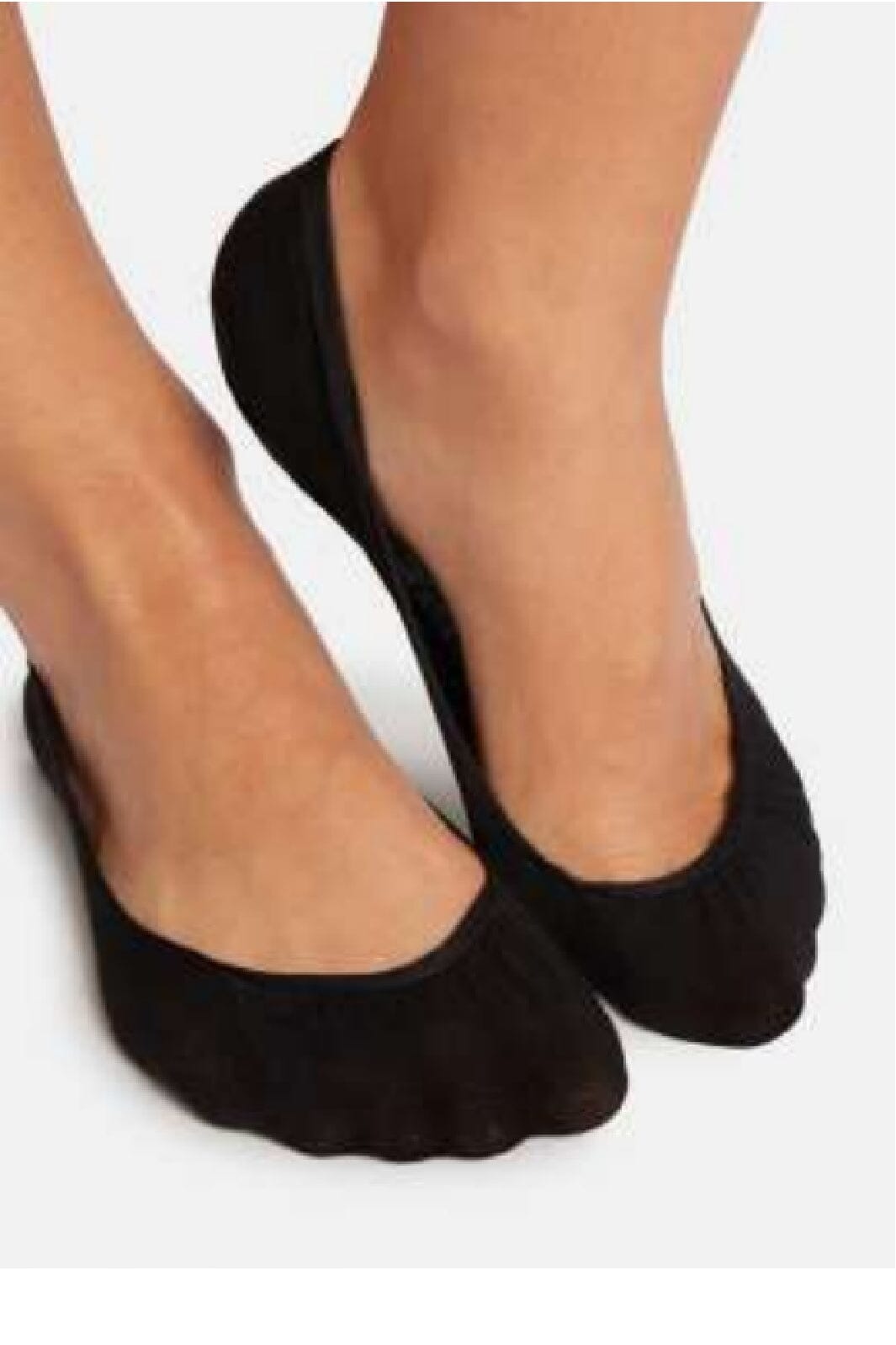 Wolford - Cotton Footsies Socks - Black