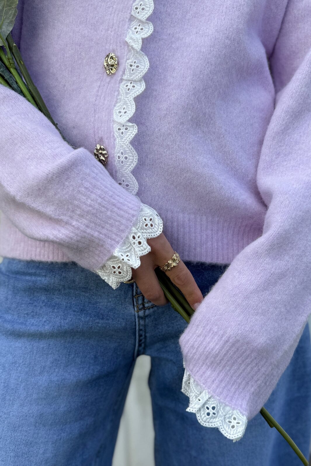 A-bee - Matilda Cardigan - Lilac