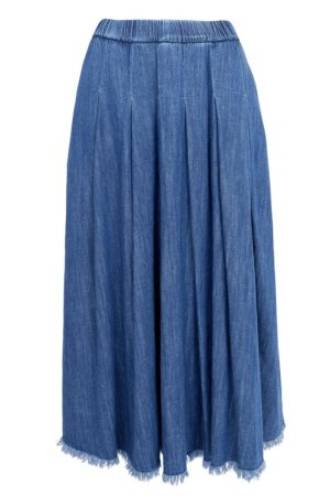 Black Colour - Bcjean Denim Skirt 40847 - Blue Denim