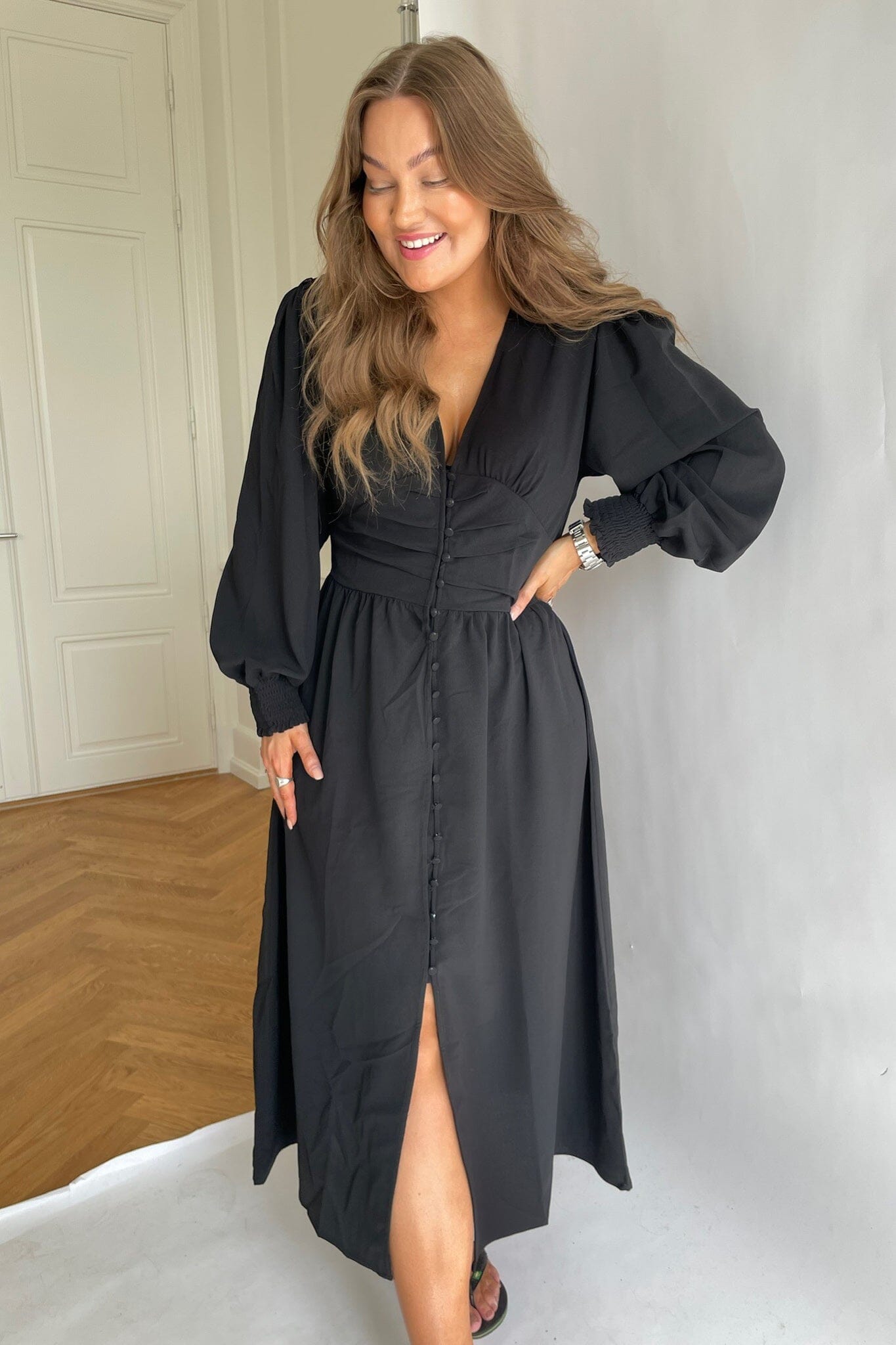 BYIC - Adelic Long Dress - b Black