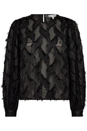 Co´couture - Sylviecc Structure Blouse 35637 - 96 Black