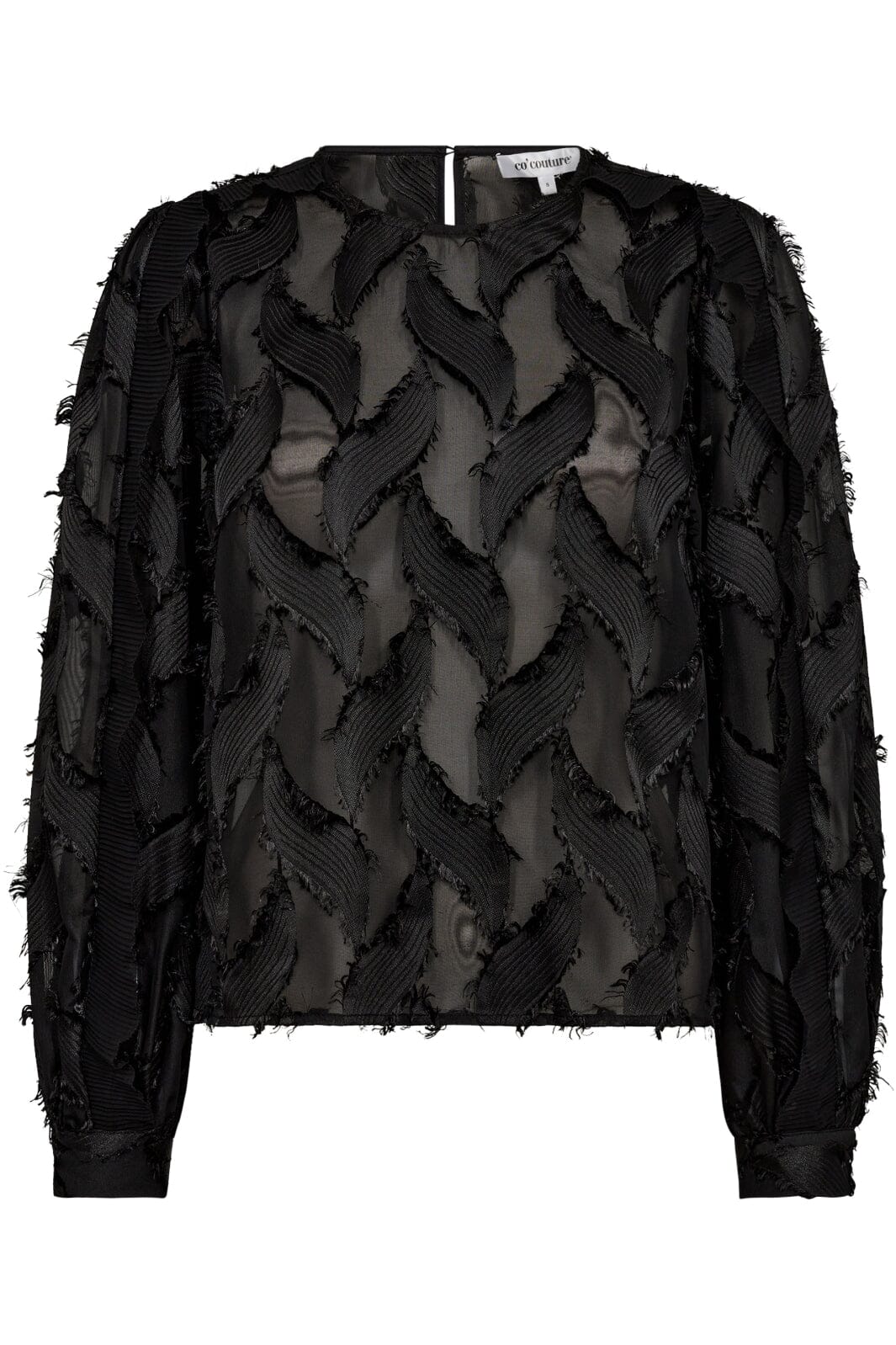Co´couture - Sylviecc Structure Blouse 35637 - 96 Black