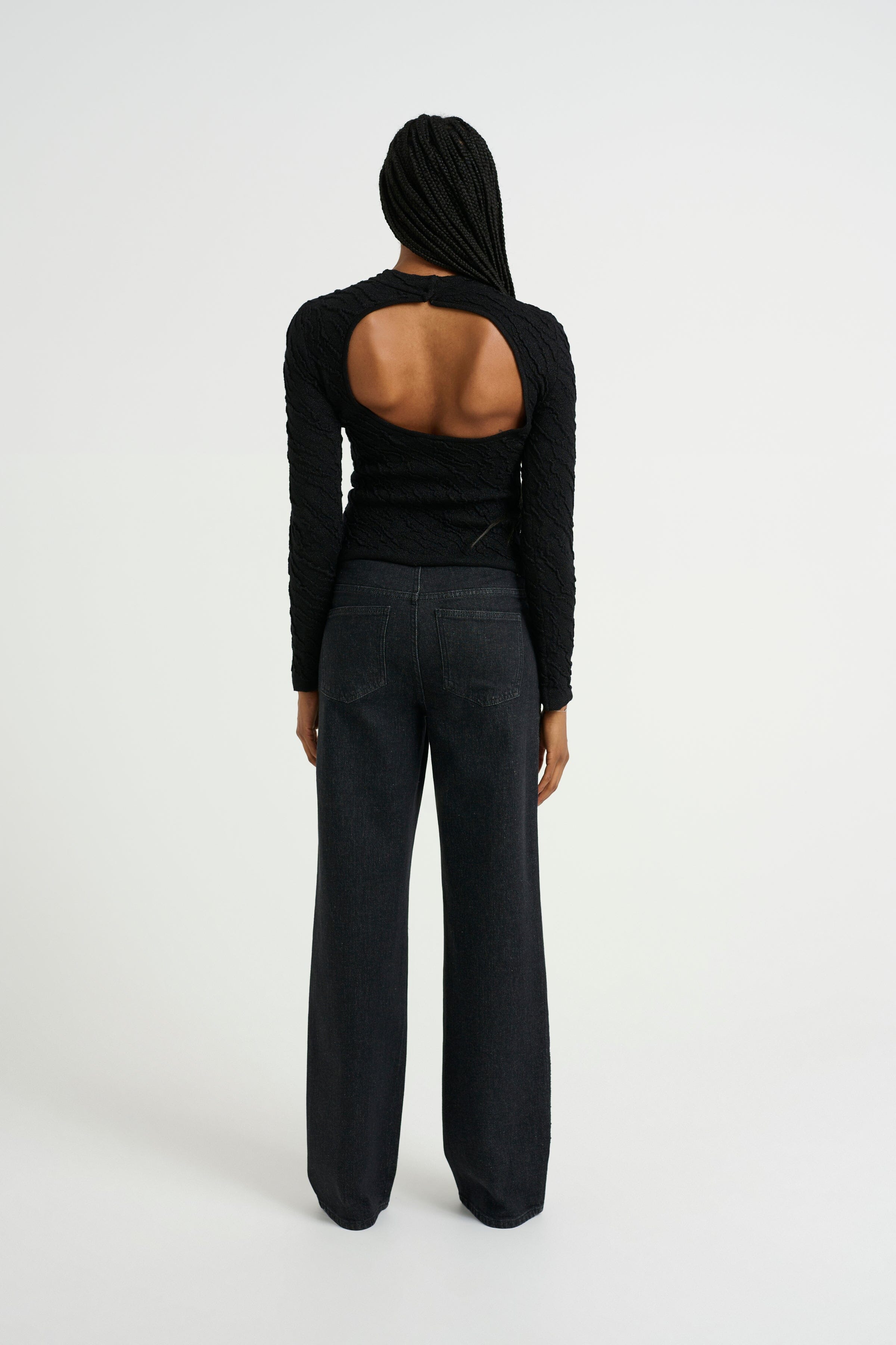 Gestuz - Pillagz Ls Blouse 10909590 - 106733 Black/Black Lurex Mode