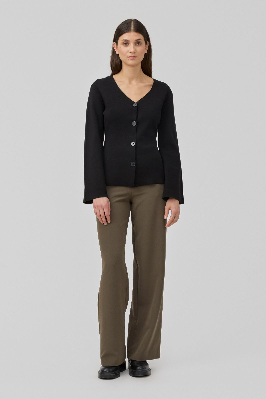 Modström - Kaitomd Cardigan - 7090 Black Online