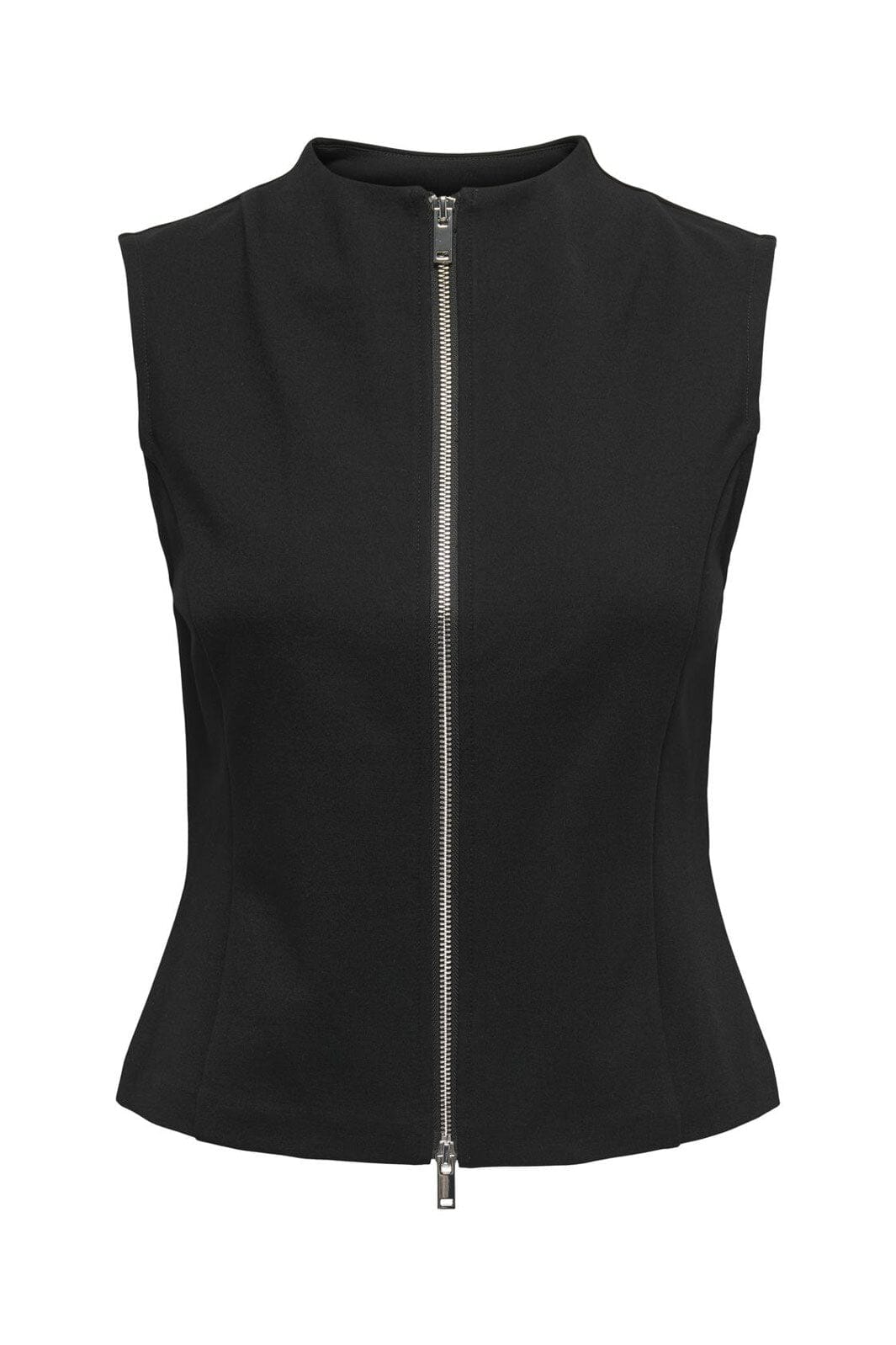 Only - Onlmarcella S/L Zip Vest Cc Tlr - 4650196 Black Online