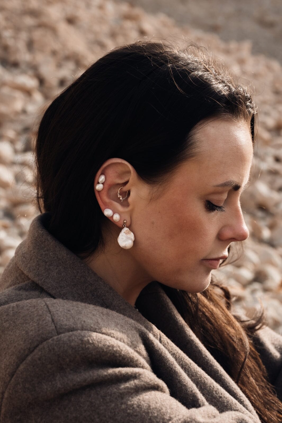 Sorelle Jewellery - Barok Earstick - Sterling Silver Mode