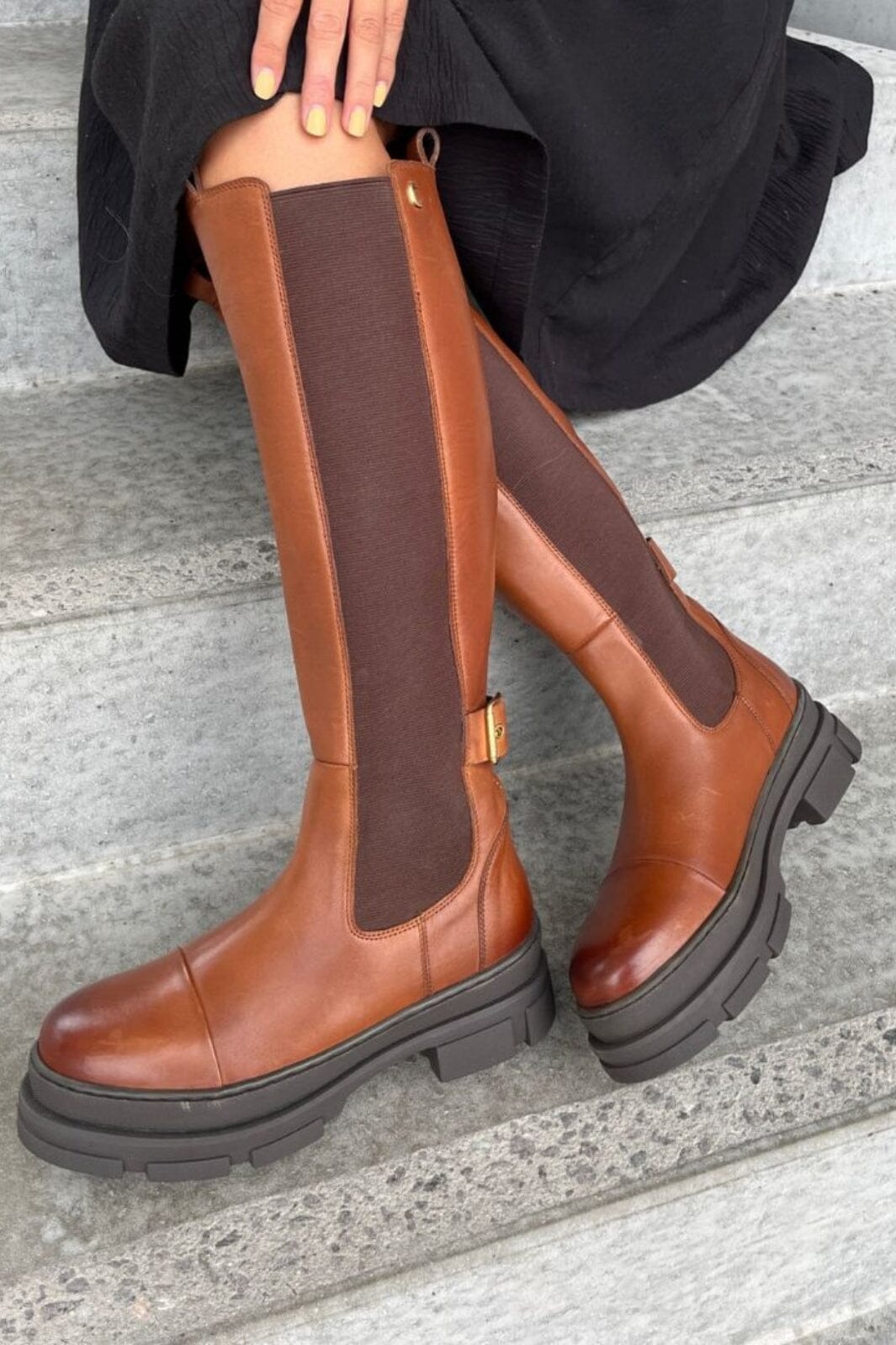 Copenhagen Shoes - The Follow Boot 1 - 0241 Cognac Hot på udsalg