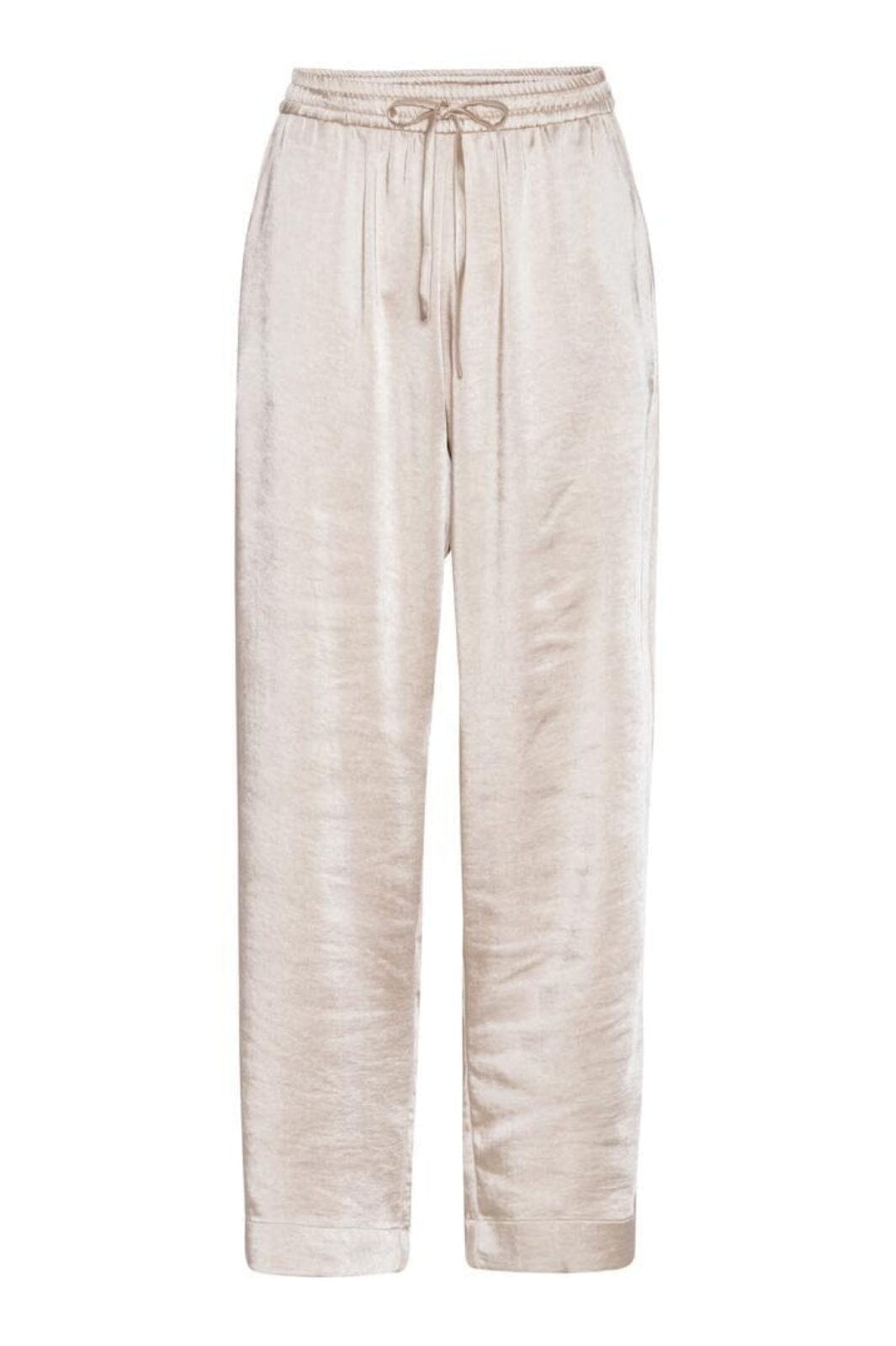 Karmamia - Garcia Pants - Antique White Rich Satin