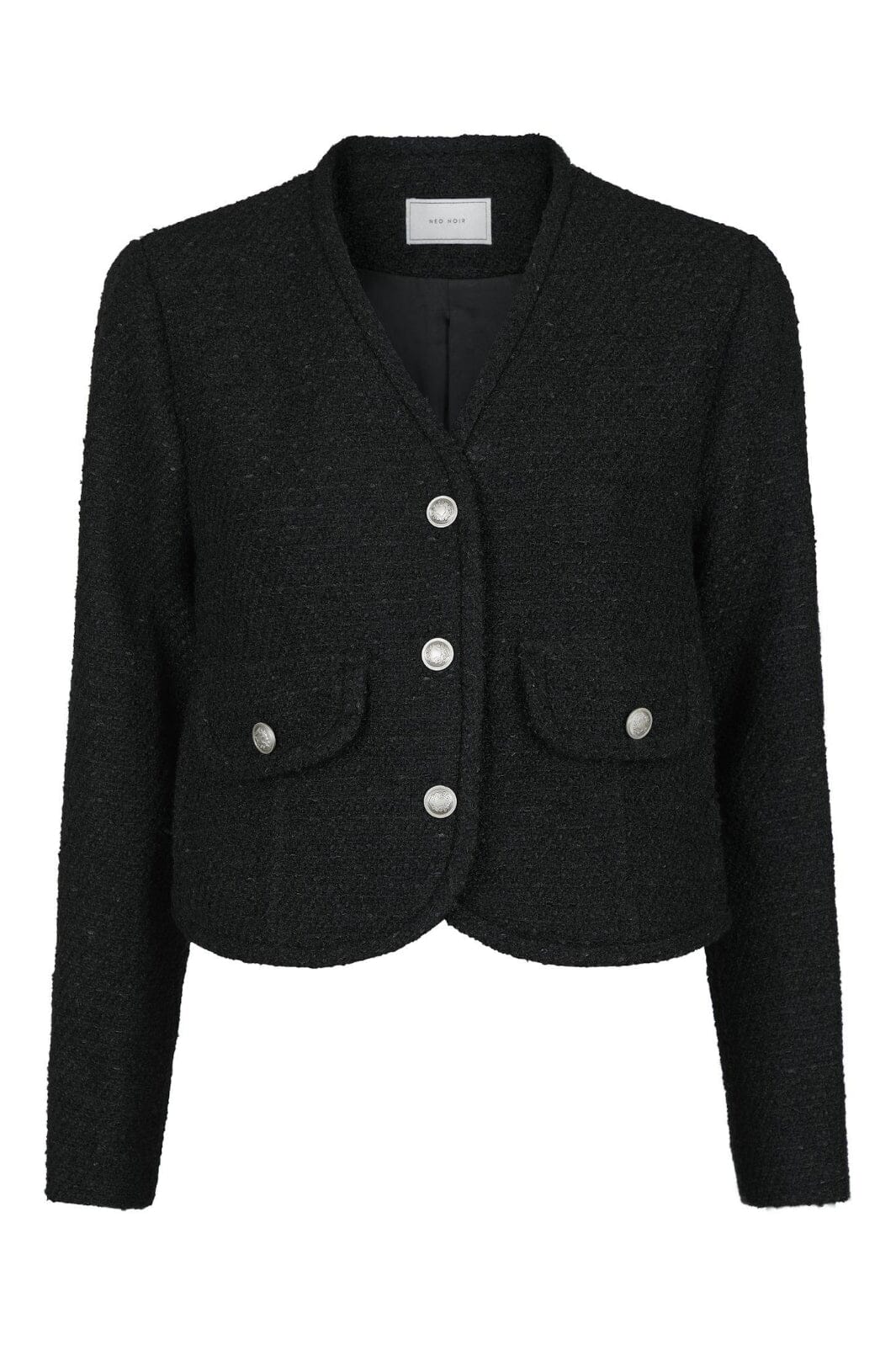 Neo Noir - Manua Boucle Jacket - Black Levere