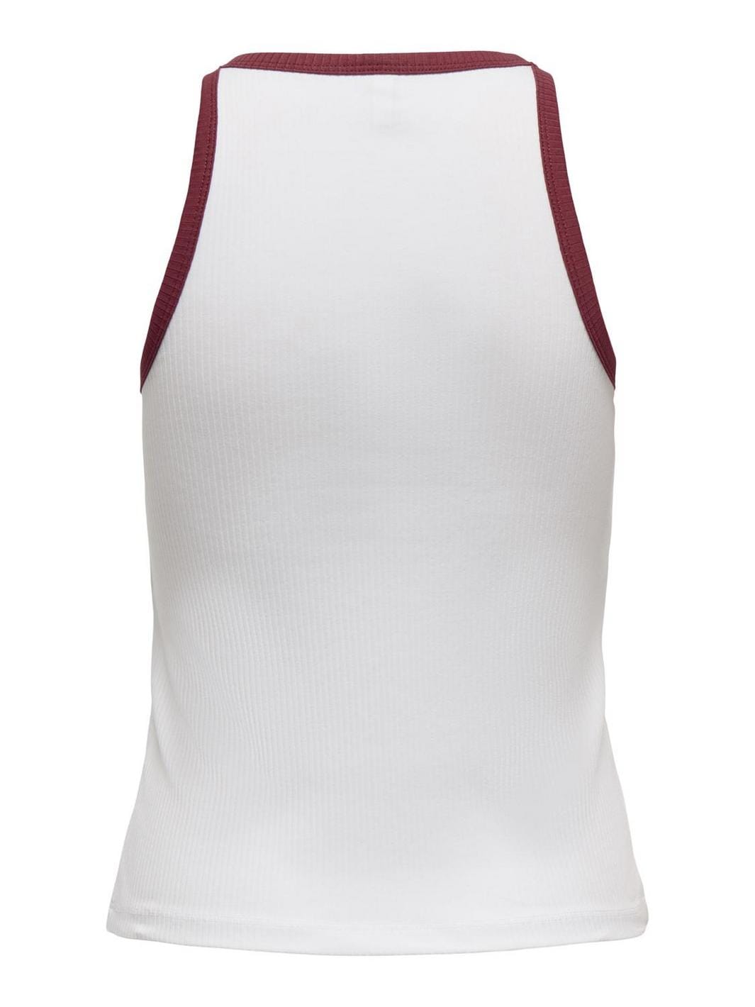 only-onlvela-life-s-l-top-4787535-bright-white-ruby-wine-binding_1.jpg Only - Onlvela Life S/L Top - 4787535 Bright White Ruby Wine Binding