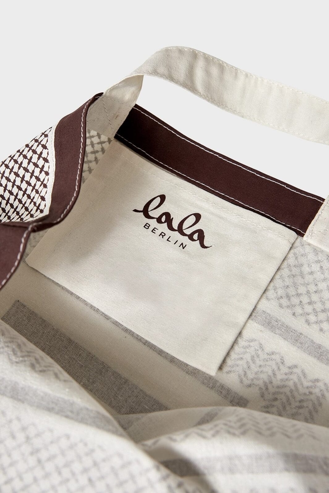 Lala Berlin - Tote Maja 10010372 - Heritage Stripe Brown
