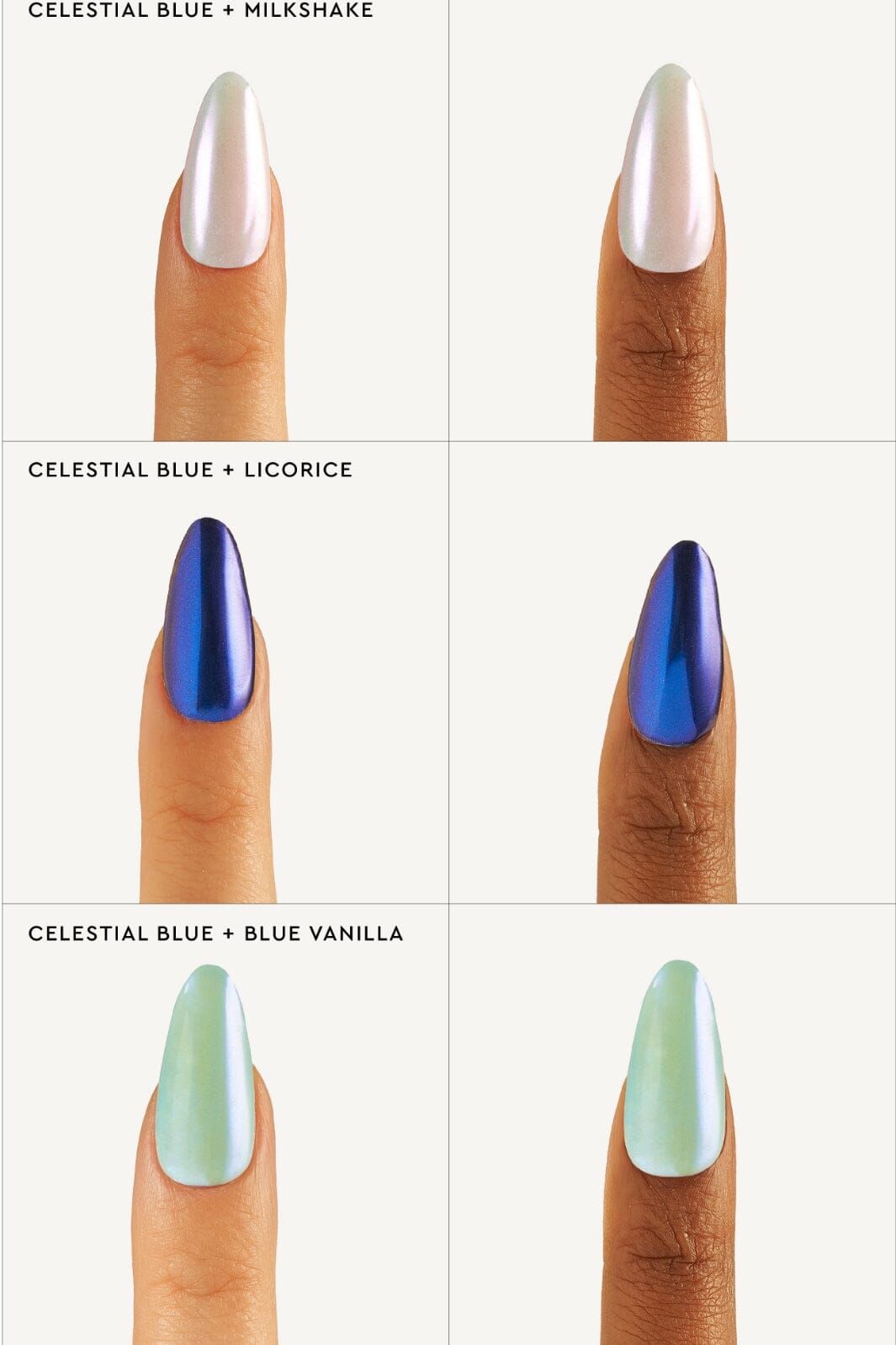 Le Mini Macaron - Stardust Liquid Nail Powder LNP004 - Celestial Blue Udsalg