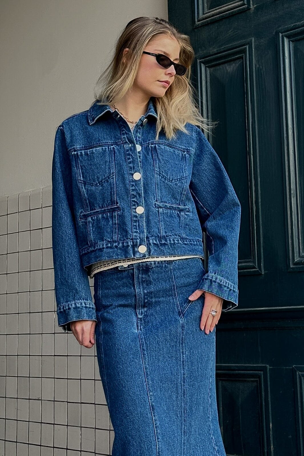 Noella - Lyric Jacket 12780049 - 111 - Blue Denim