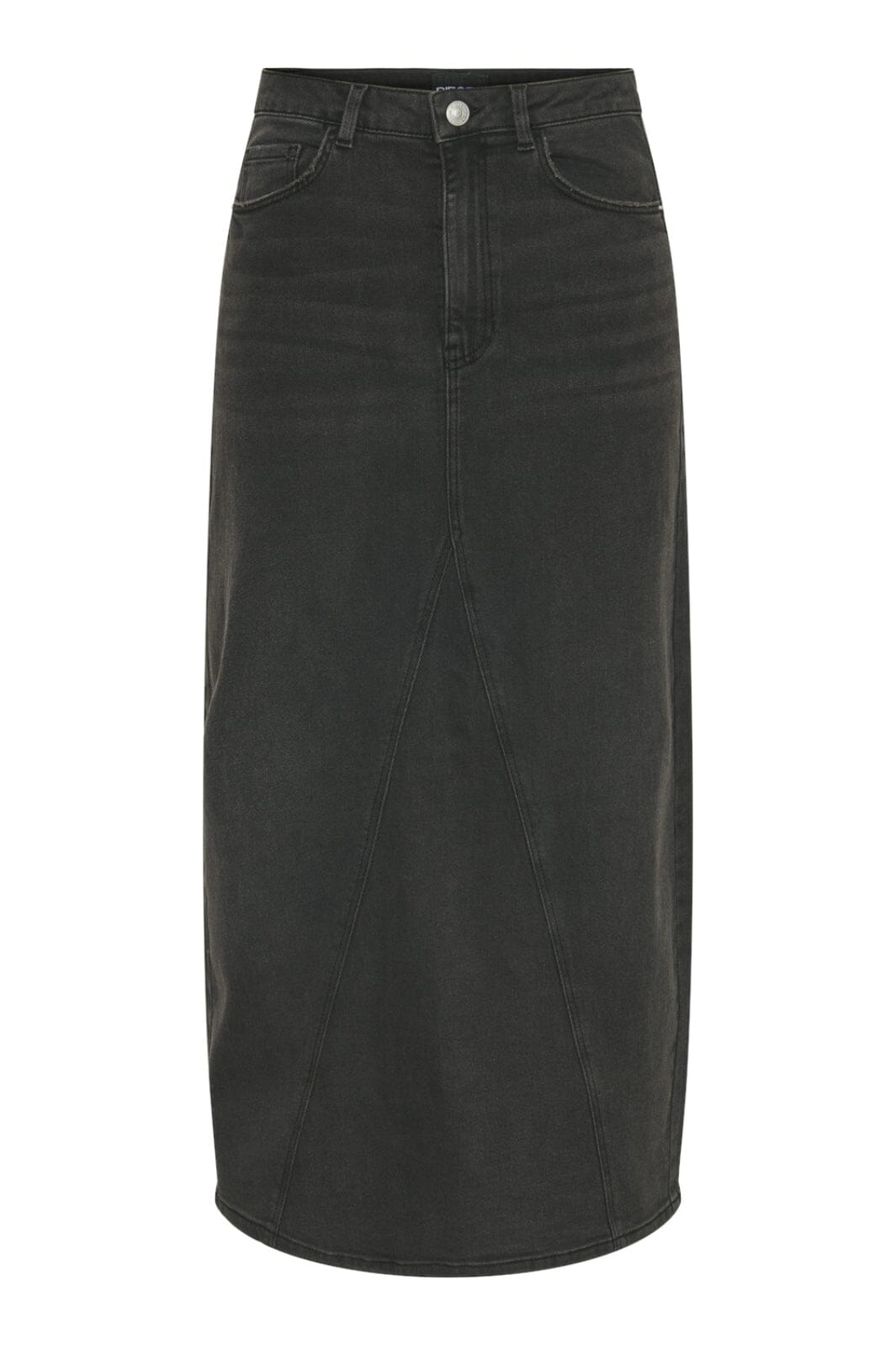 Pieces - Pcatikka Ankle Denim Skirt Mm - 4641946 Grey Denim