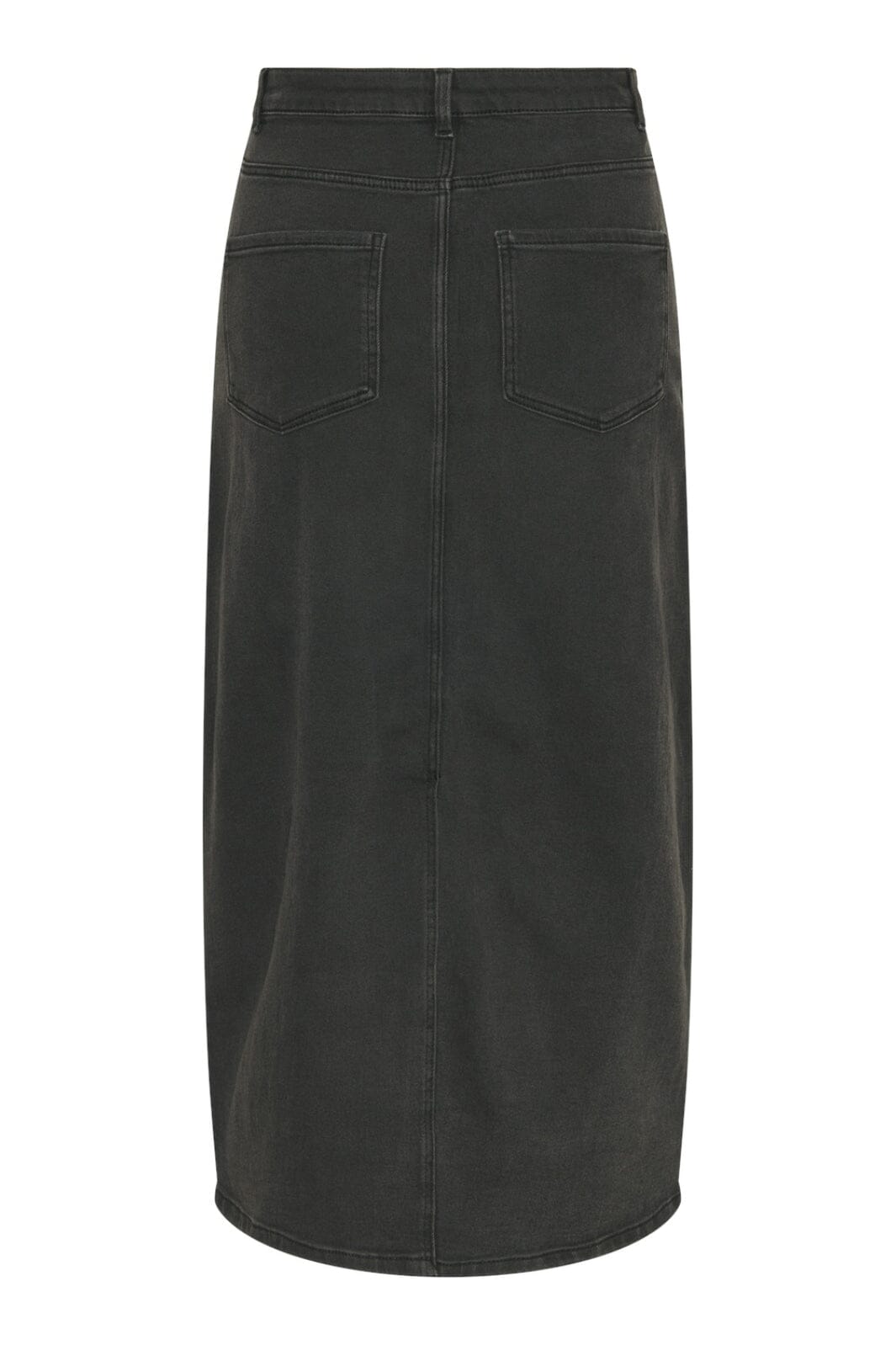 Pieces - Pcatikka Ankle Denim Skirt Mm - 4641946 Grey Denim