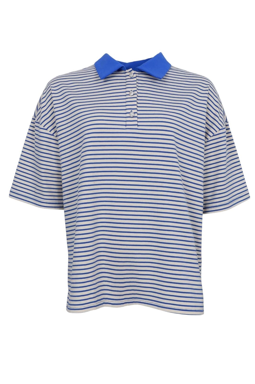 Black Colour - Bcmillia S/S Polo Shirt 40868 - Blue Levere