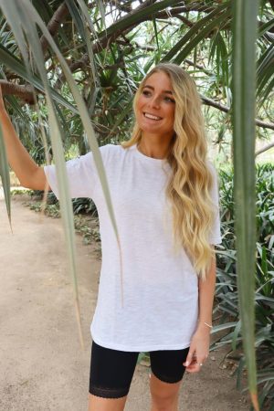Liberte - Ulle-Ss-Long-Tshirt - White