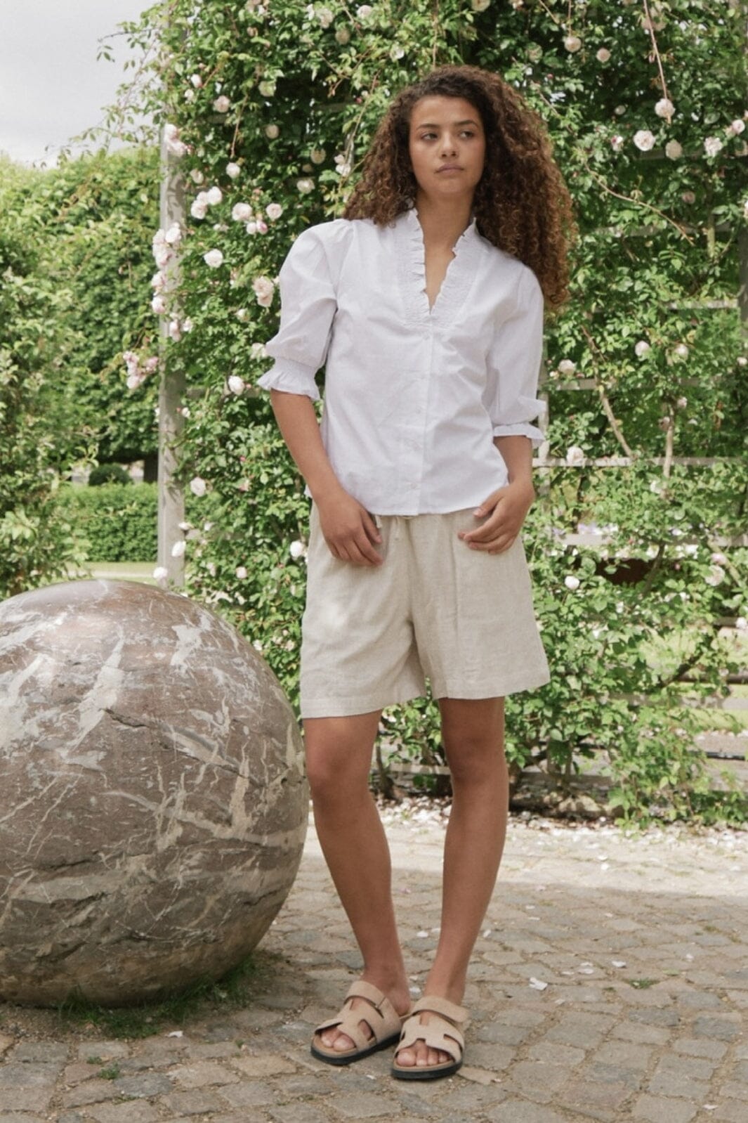 neo-noir-santo-soft-linen-shorts-natural_2.jpg Neo Noir - Santo Soft Linen Shorts - Natural Online