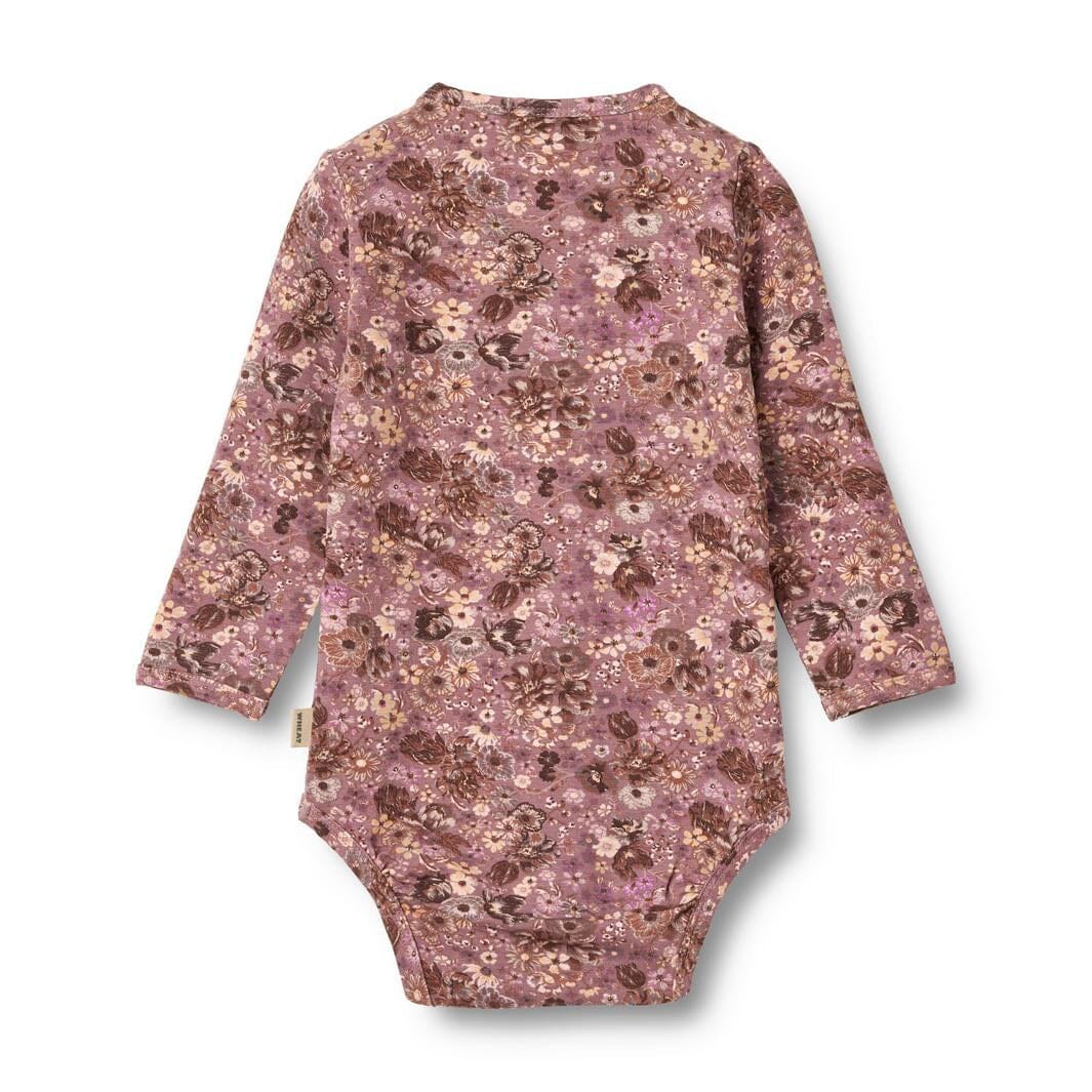 Wheat - Body L/s Liv - 1347 Lavender Flowers på udsalg