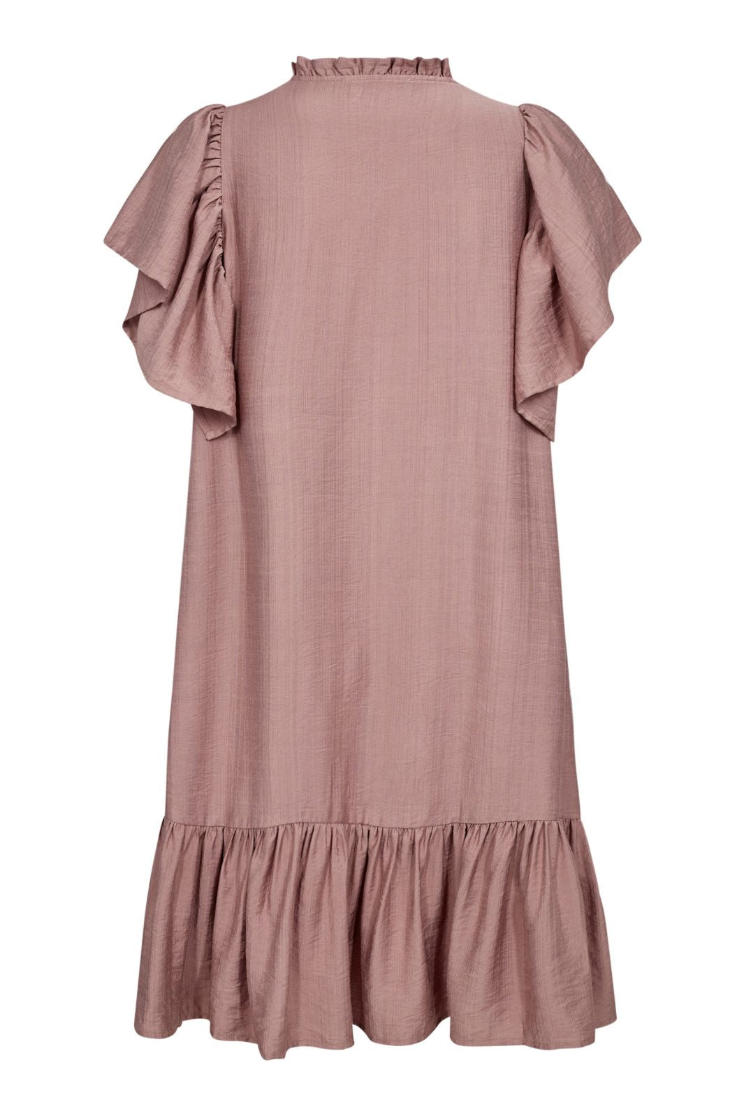 Forudbestilling - Co´Couture - Heracc Crop Ss Frill Dress 36479 - 103 - Old Rose