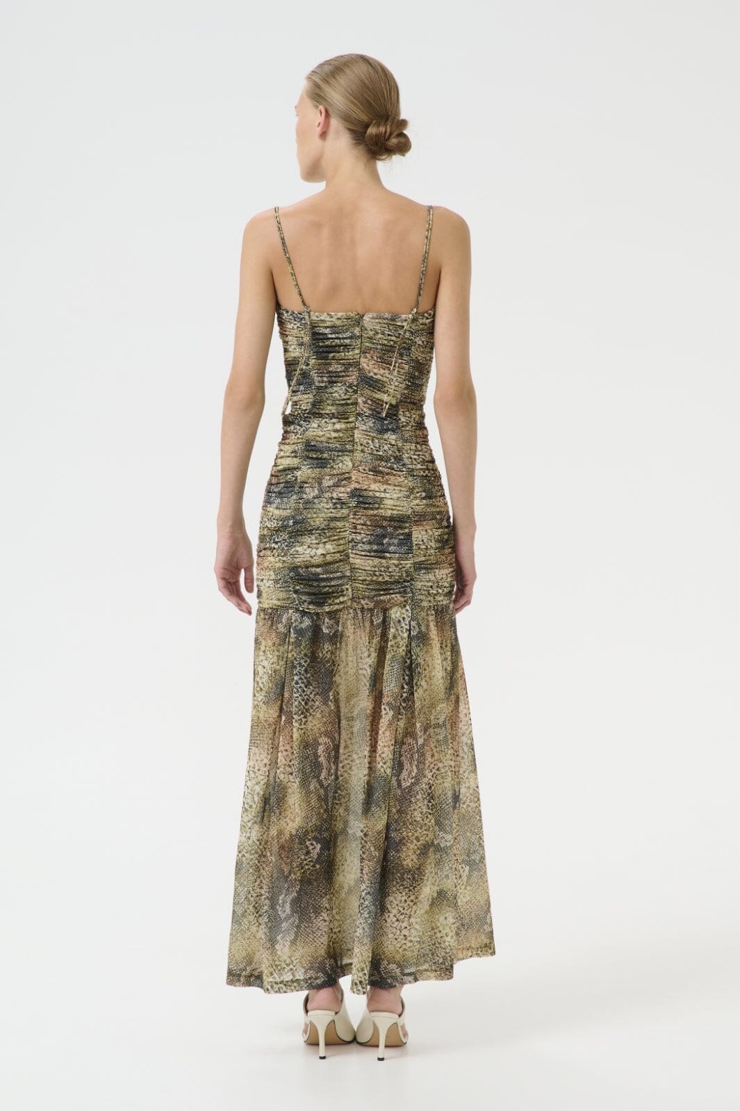 Forudbestilling - Gestuz - Gzsnira P Dress 10910146 - 107549 - Golden Snake