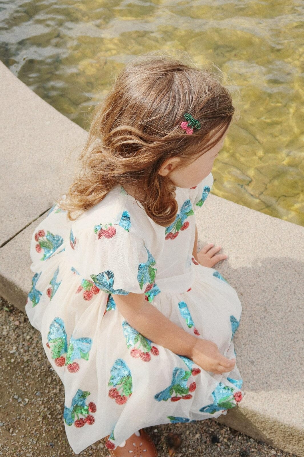 Konges Sløjd - Heartlily Dress Grs Ks103220 - Amarena Sequin