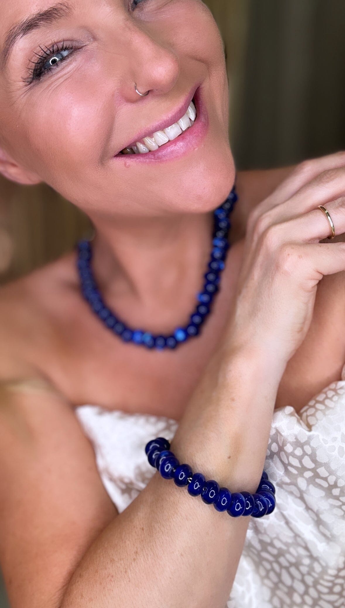 O element - Lovepearls Bracelet - Blå