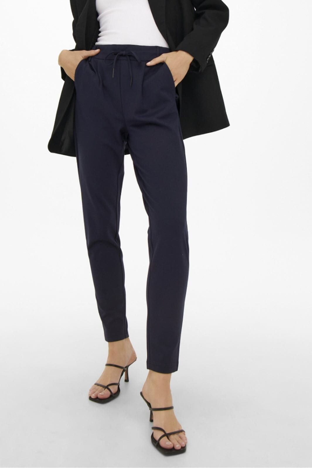 Only - Onlpoptrash Life Easy Col Pant Pnt - 2214692 Night Sky Levere