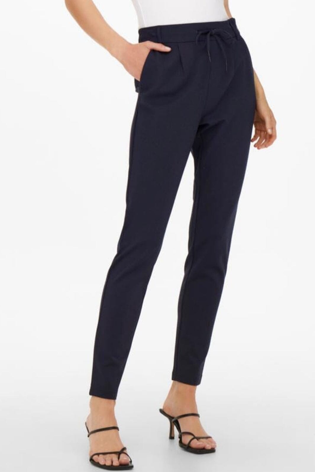 Only - Onlpoptrash Life Easy Col Pant Pnt - 2214692 Night Sky Levere