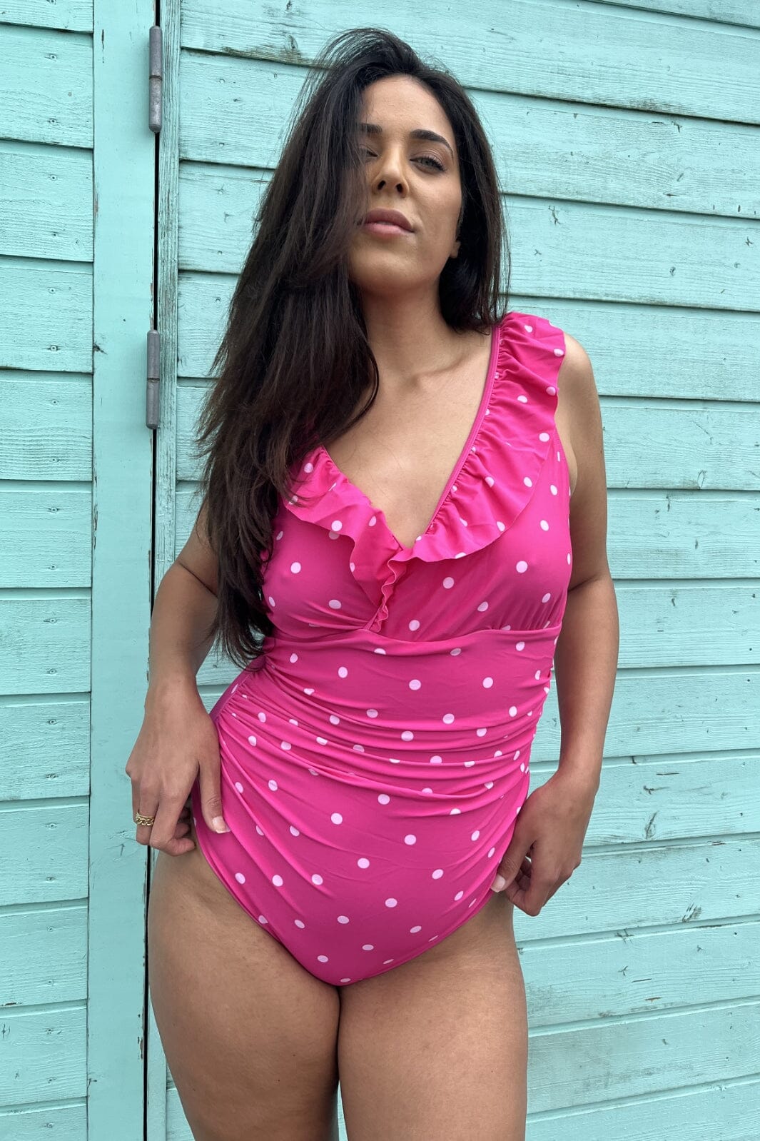 Cras - Agnes Swimsuit - 8045 8045 Pink Dot