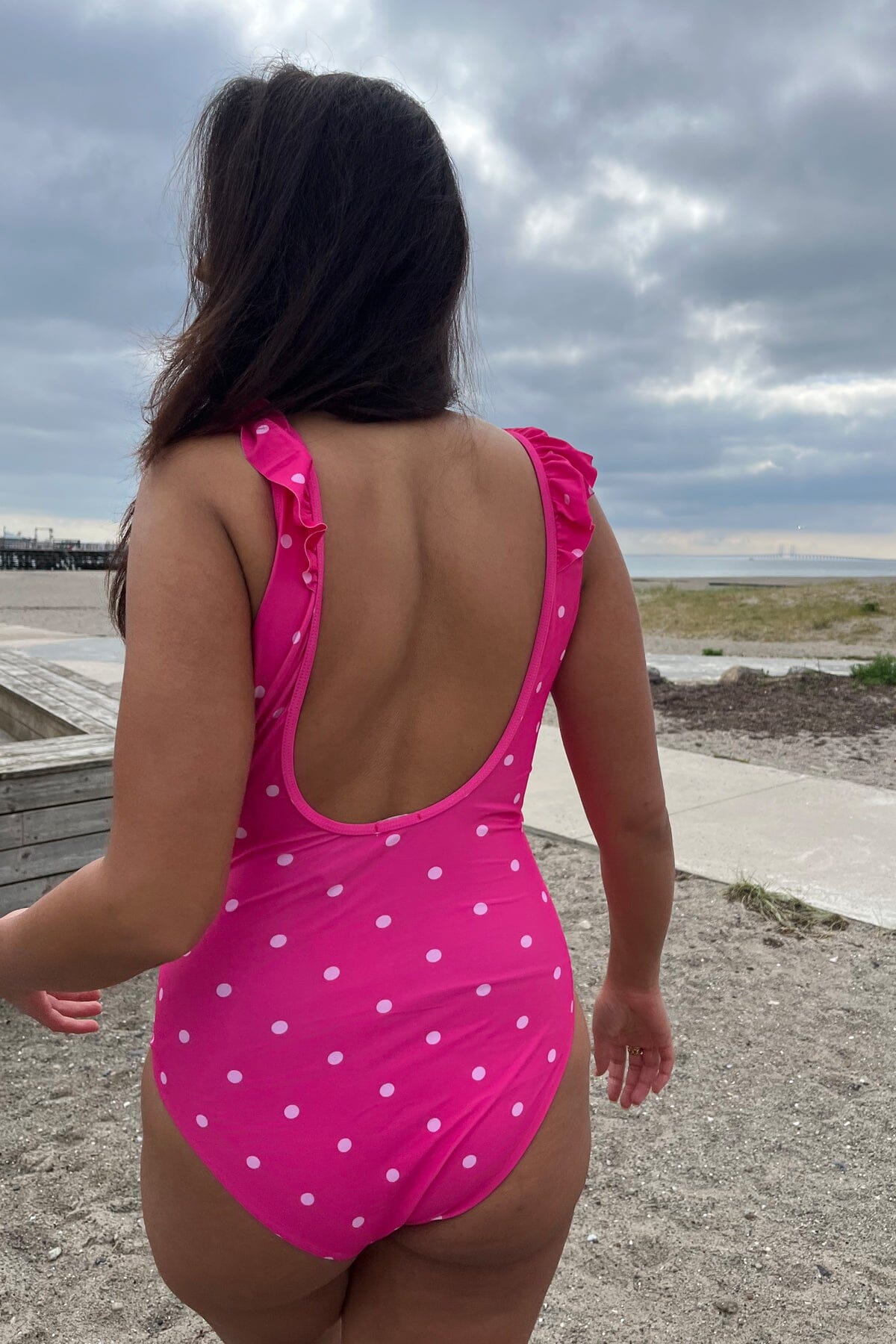 Cras - Agnes Swimsuit - 8045 8045 Pink Dot