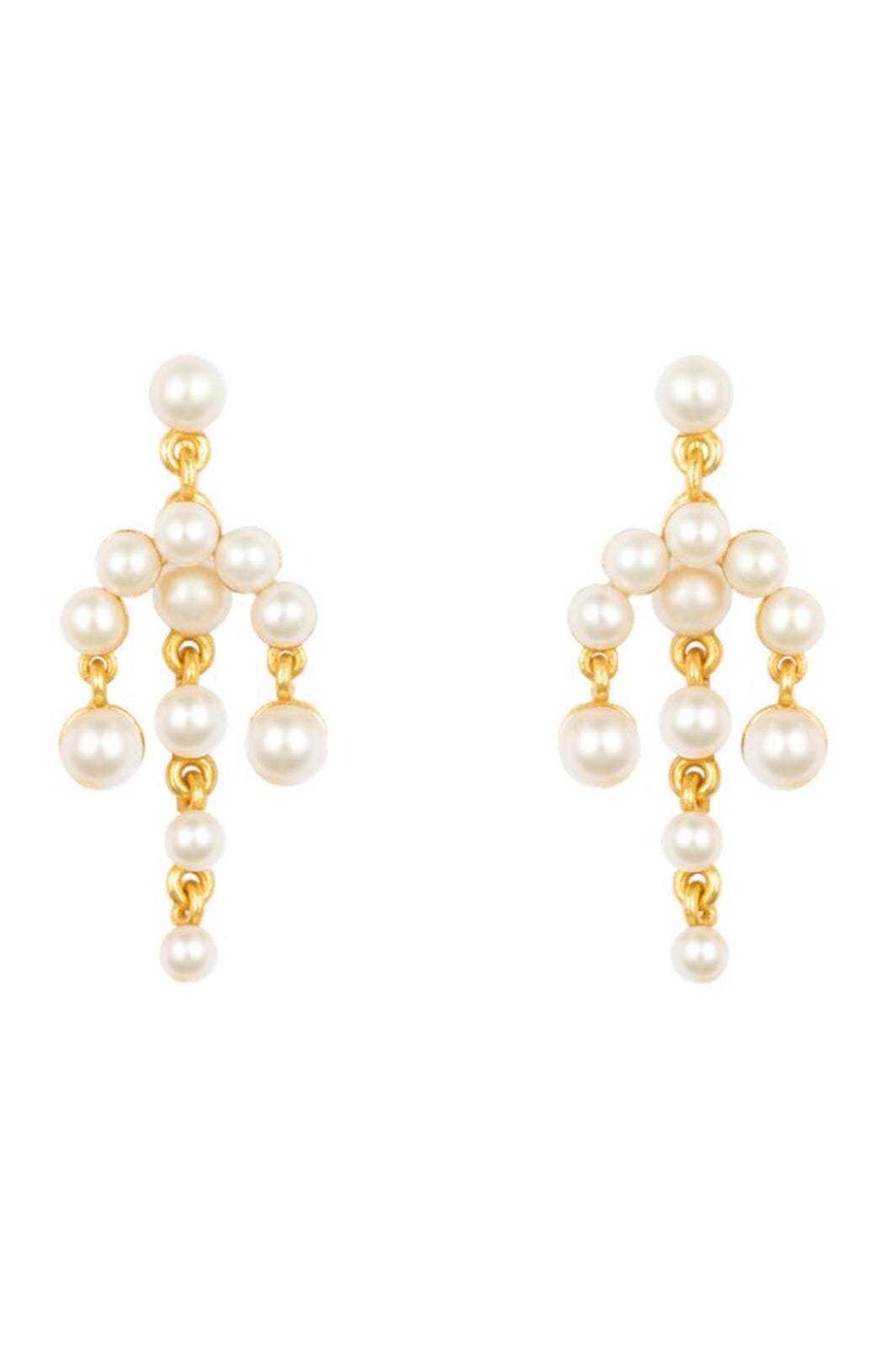 House Of Vincent - Veil Of Venus Earrings - Gilded