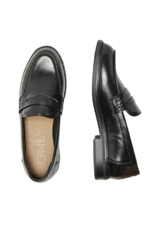 Only Shoes - Onllux-1 Pu Loafer - 4166586 Black Online salg