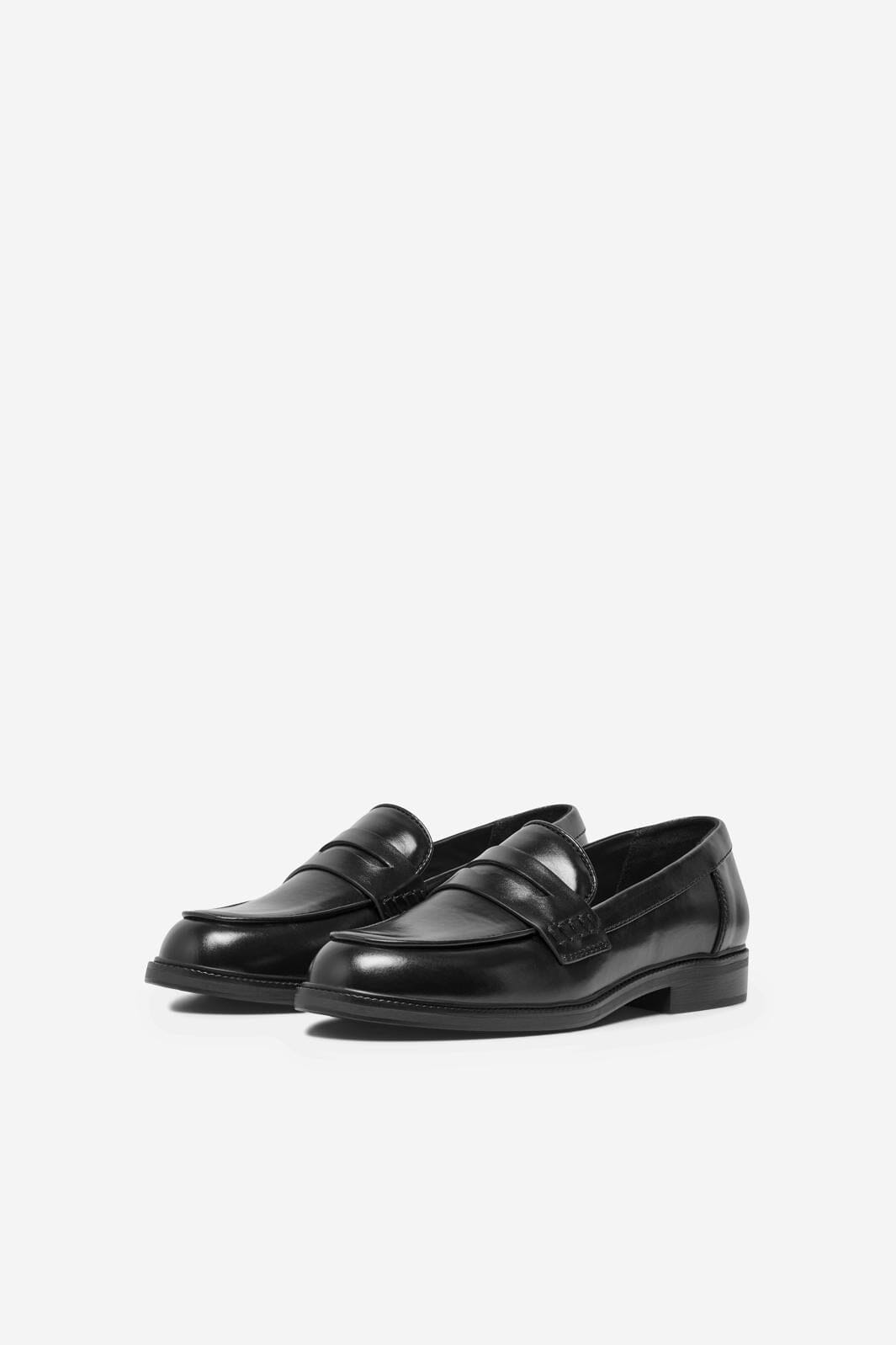 Only Shoes - Onllux-1 Pu Loafer - 4166586 Black Online salg