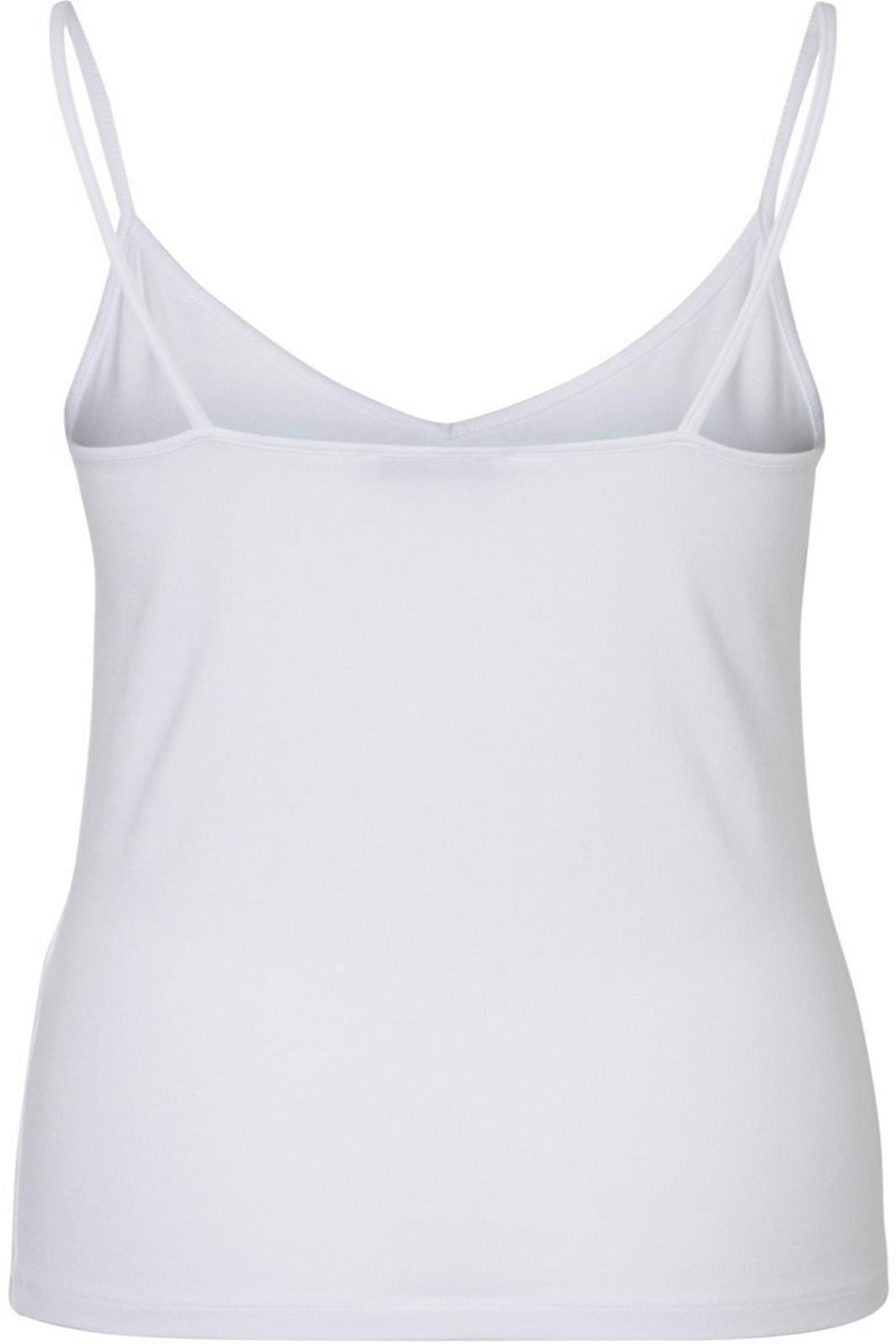 Pieces - Sirene Singlet - Bright White Online Hot Salg