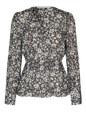 Second Female - Scratch Blouse 59103 - 8001 Black Rabat
