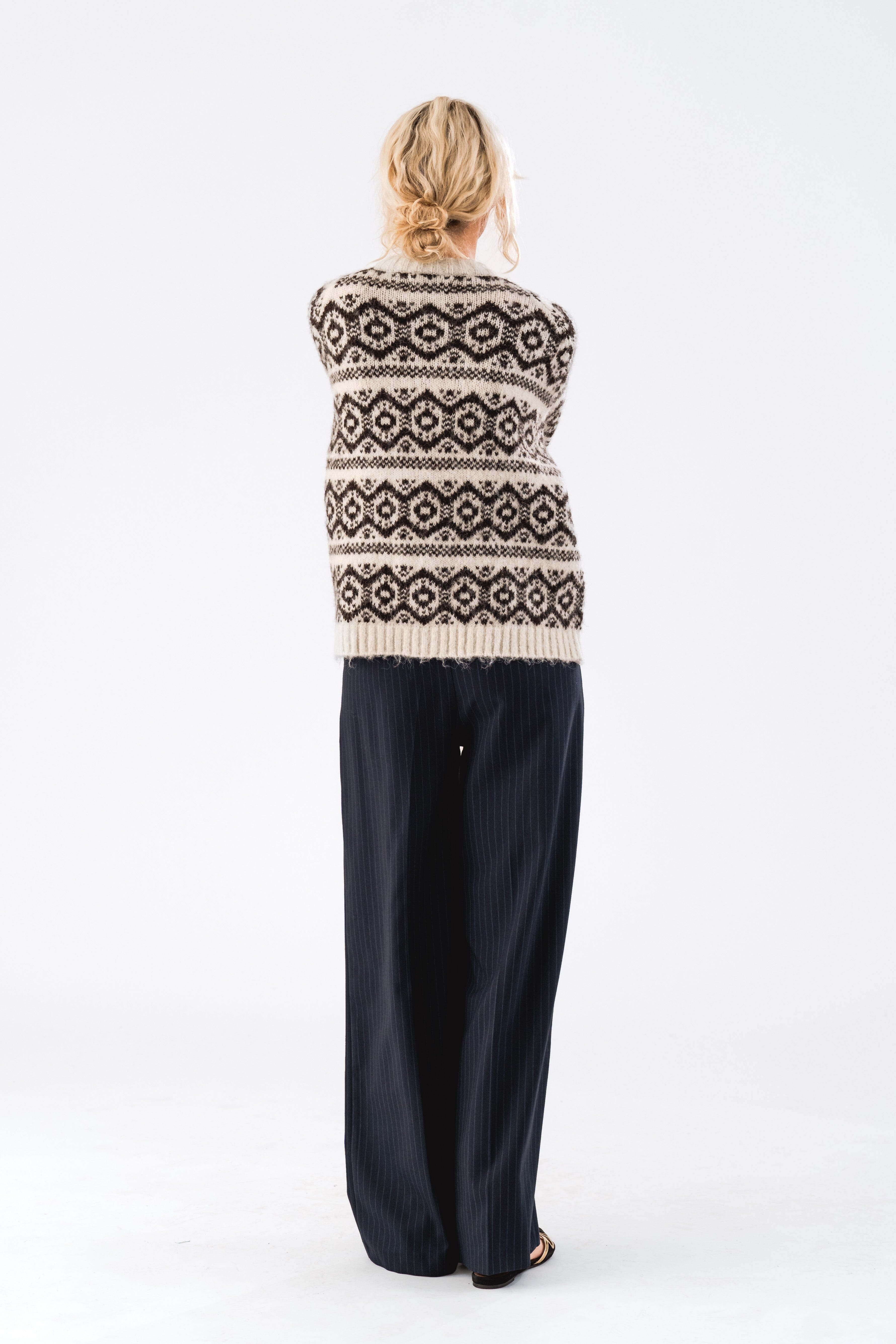 Lollys Laundry - Novall Cardigan Ls - 65 Choco