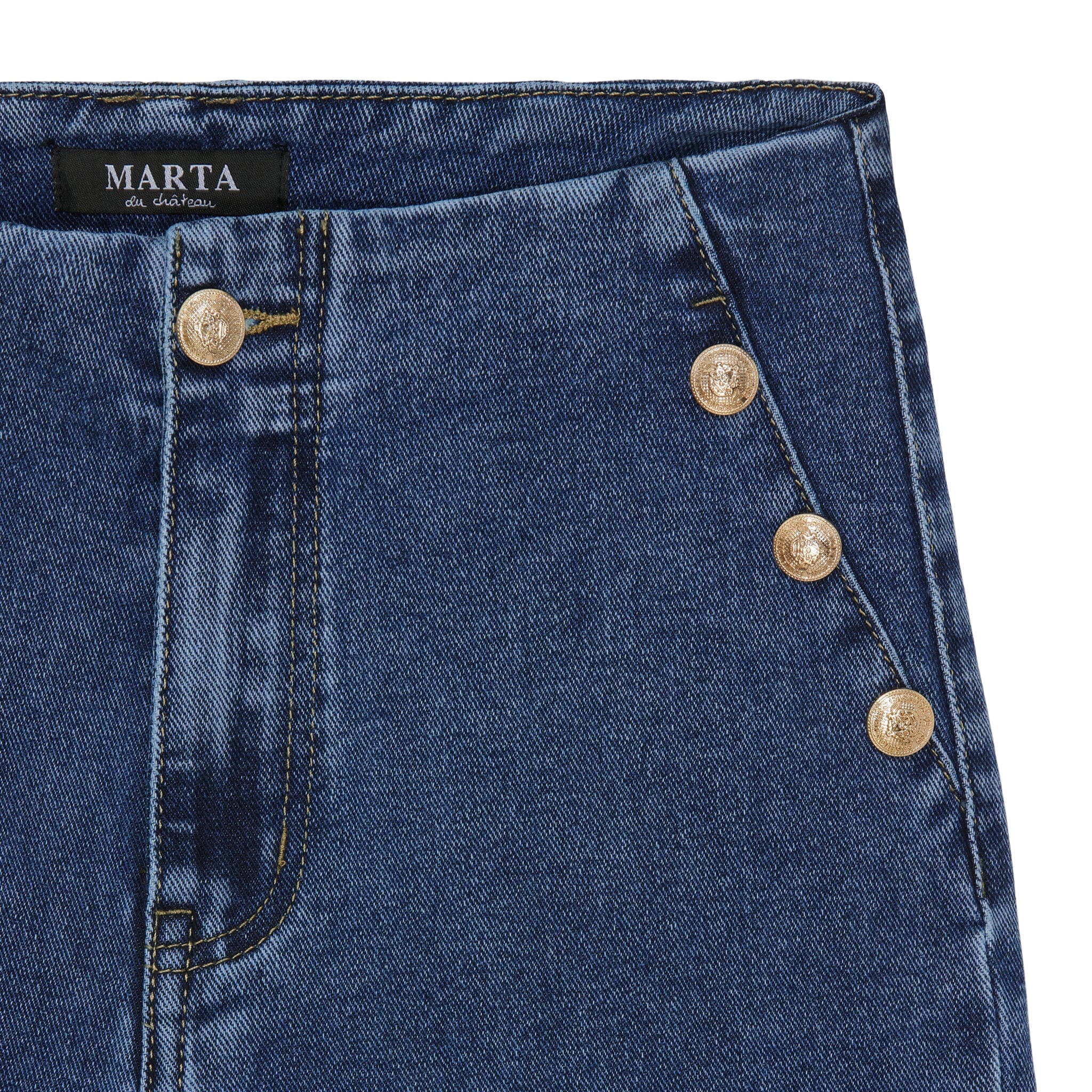 Marta Du Chateau - Mdcelvira - Denim Blue Denim