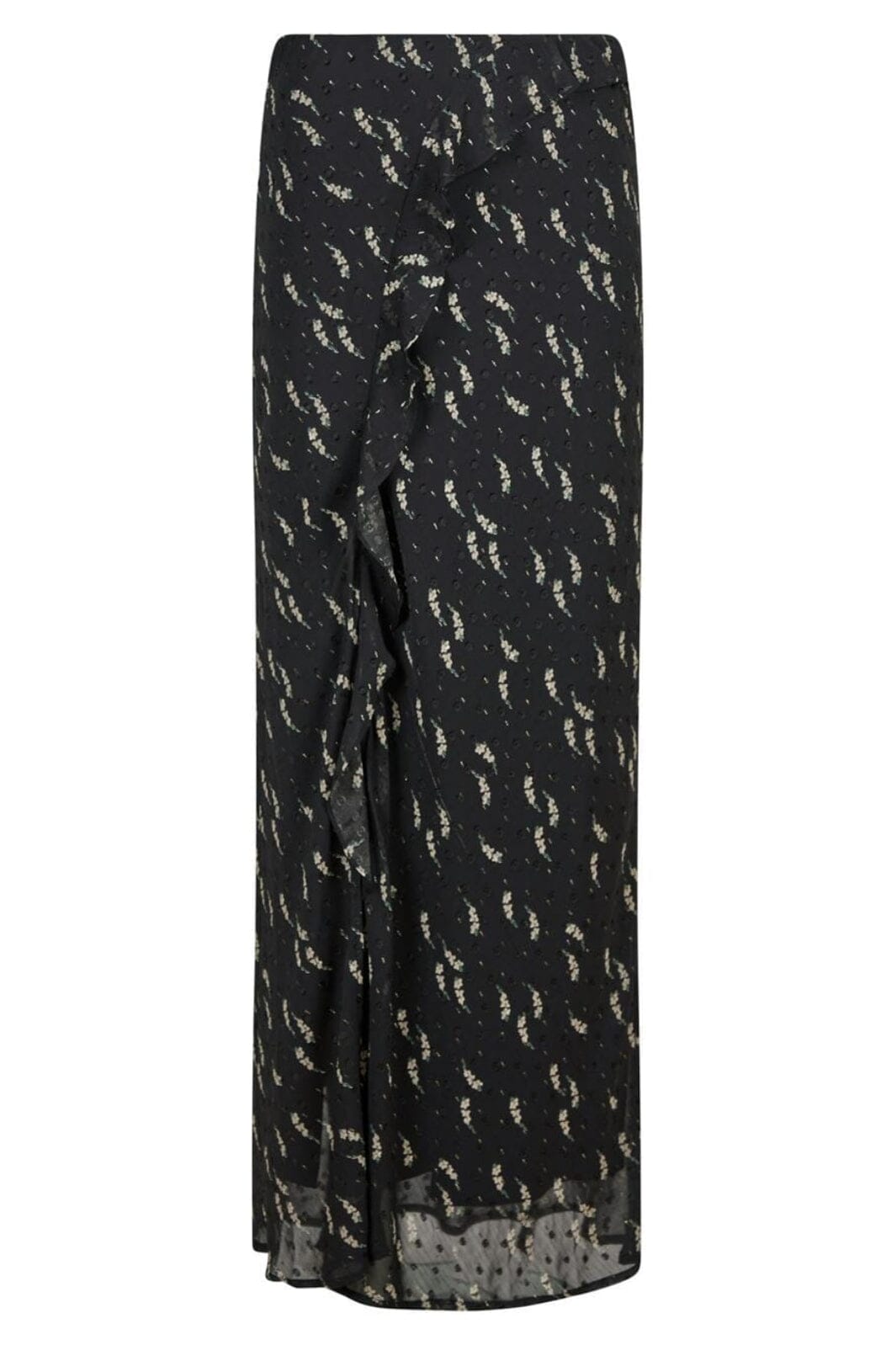 Neo Noir - Vinza Flower Branch Skirt - Black