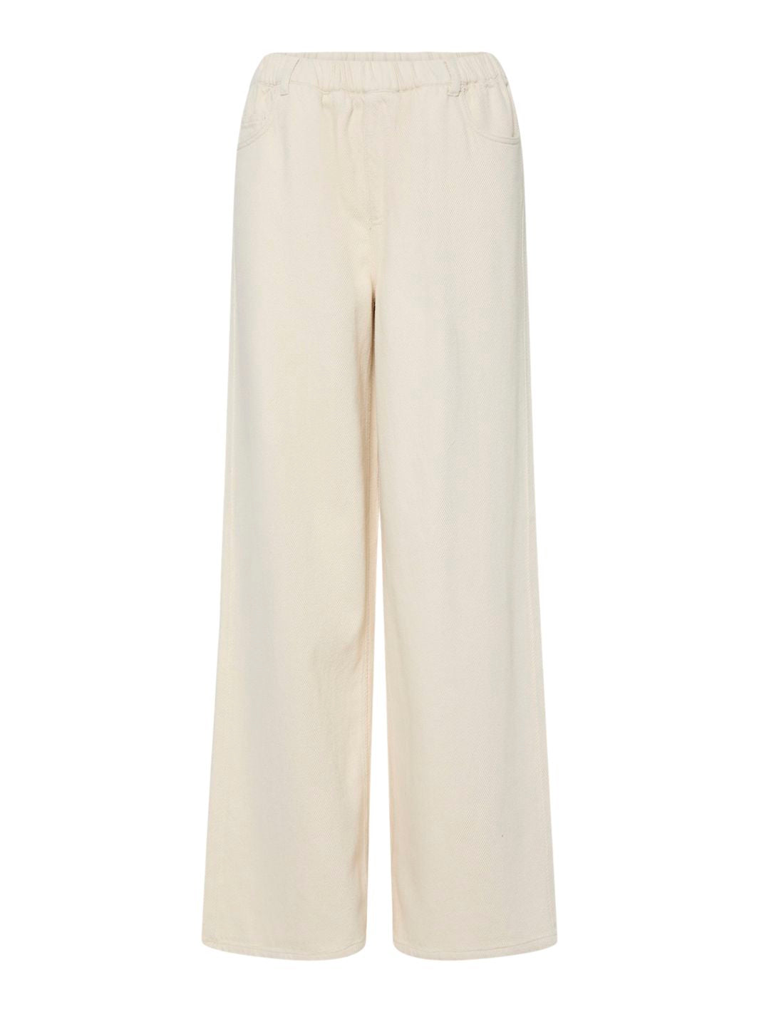 Pieces - Pcsavanna Pull Up Denim Pant - 4701764 Raw Cotton