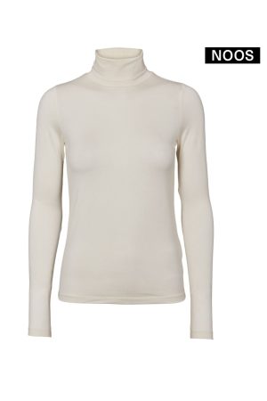 Basic Apparel - Joline T-Neck - 003 Off White