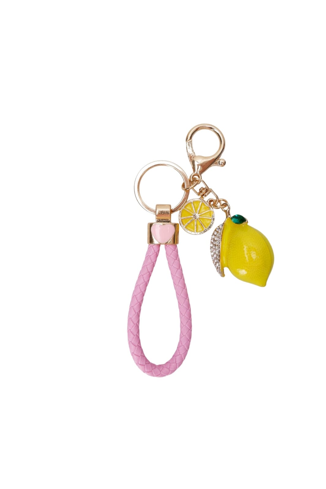 Black Colour - Bclemon Rhinestone Keyhanger 10285 - Yellow