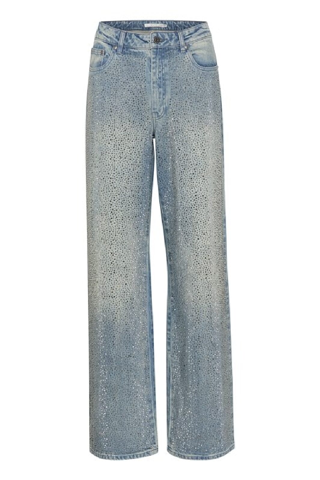Gestuz - ZorahGZ MW jeans - Mid blue washed
