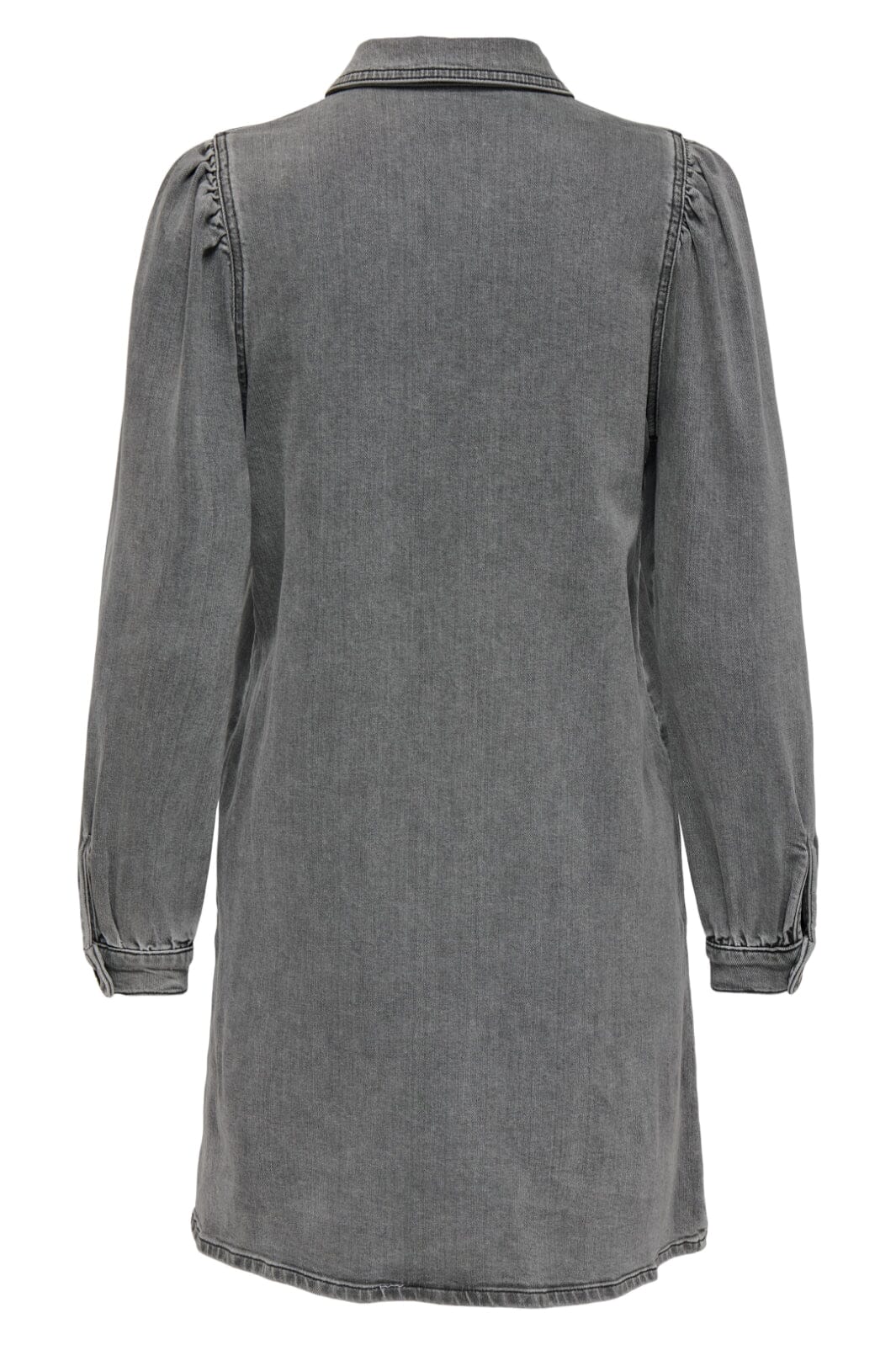 Only - Onlalma L/S Dress Cro - 4730989 Medium Grey Denim