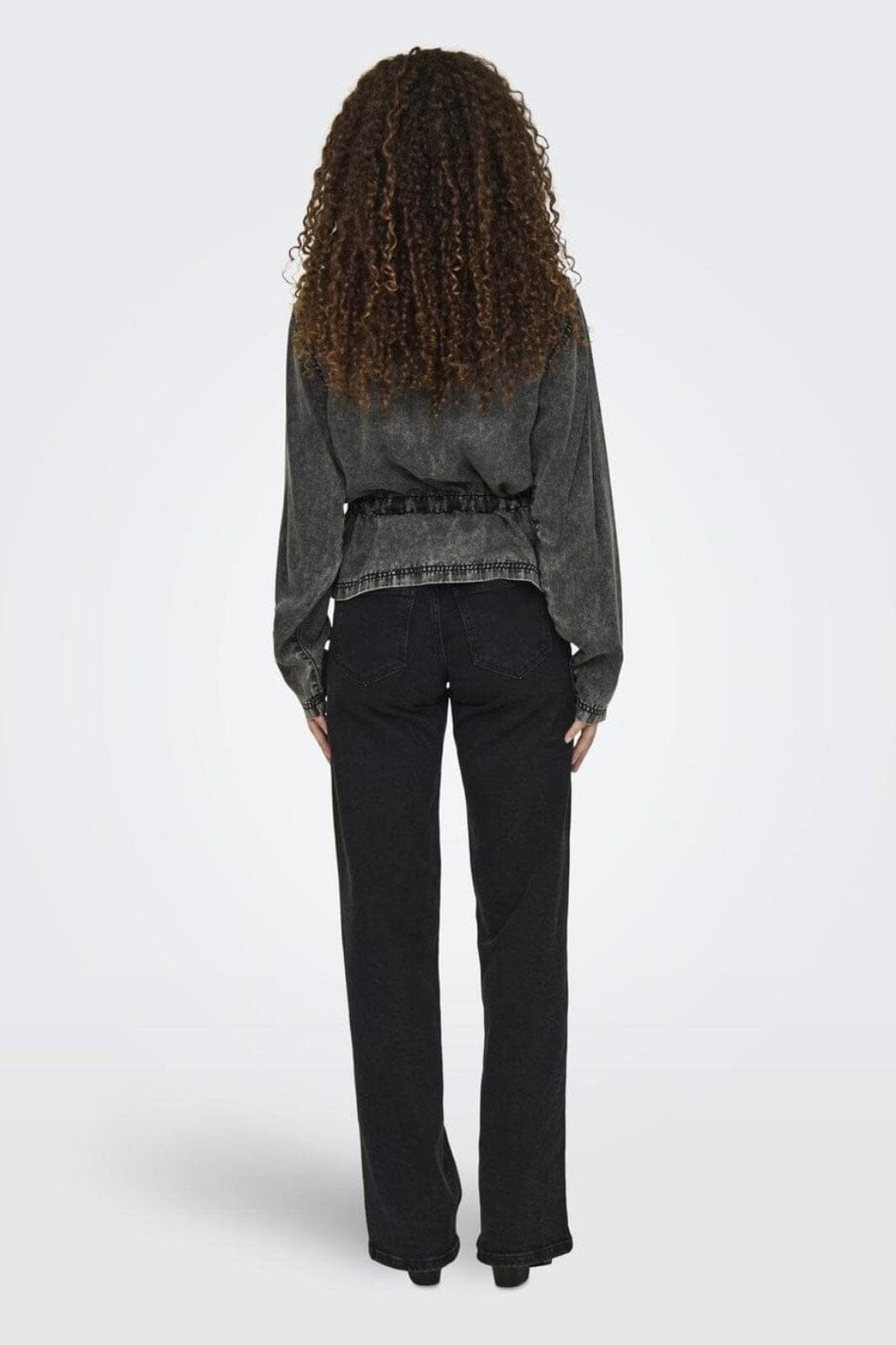 Only - Onlkenya Life Acid Wash Jacket Cc - 4649759 Black Acid Wash Rabat